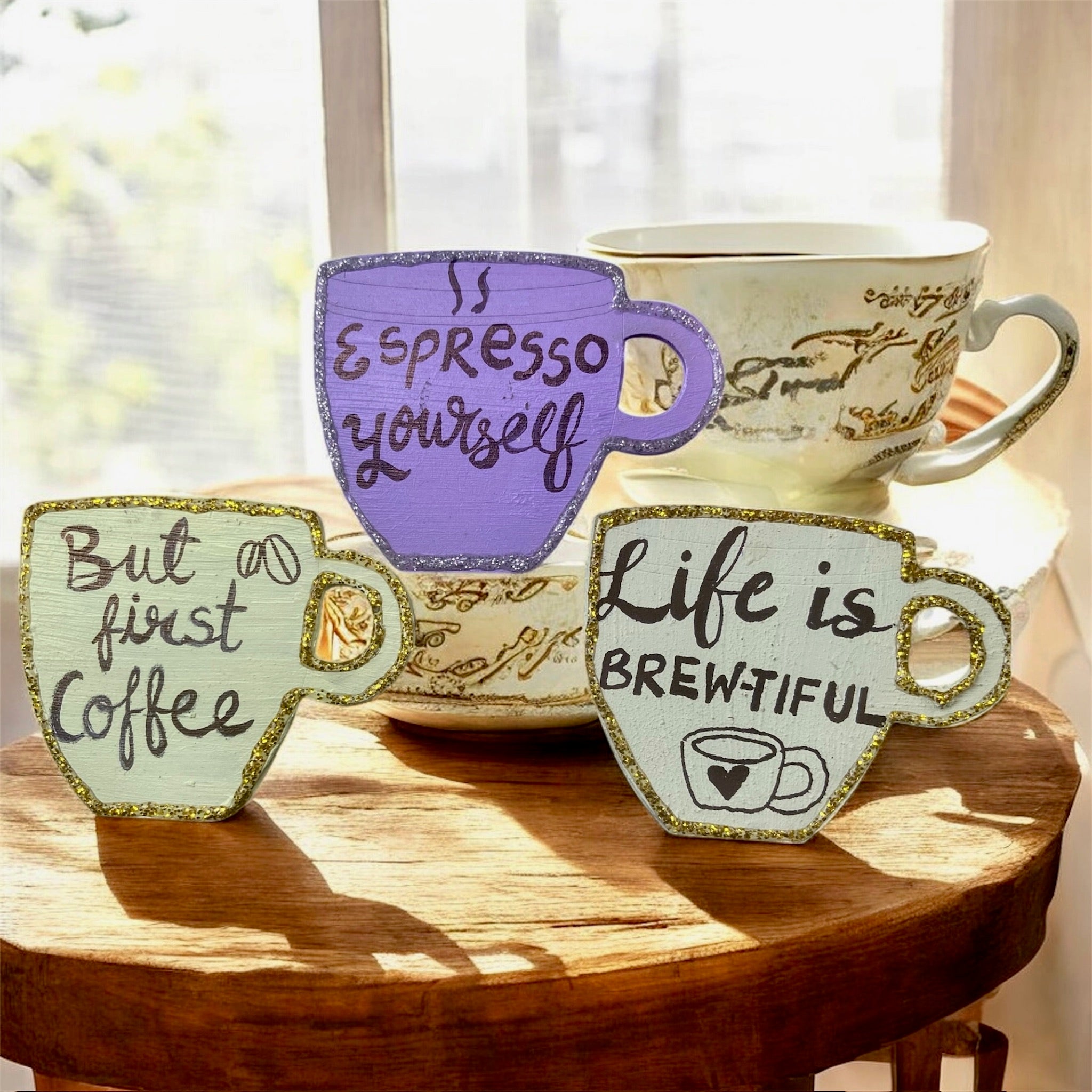 Magnet Combo - Ultimate Coffee Mood | Cute Coffee Fridge Magnet Set Pack of 3