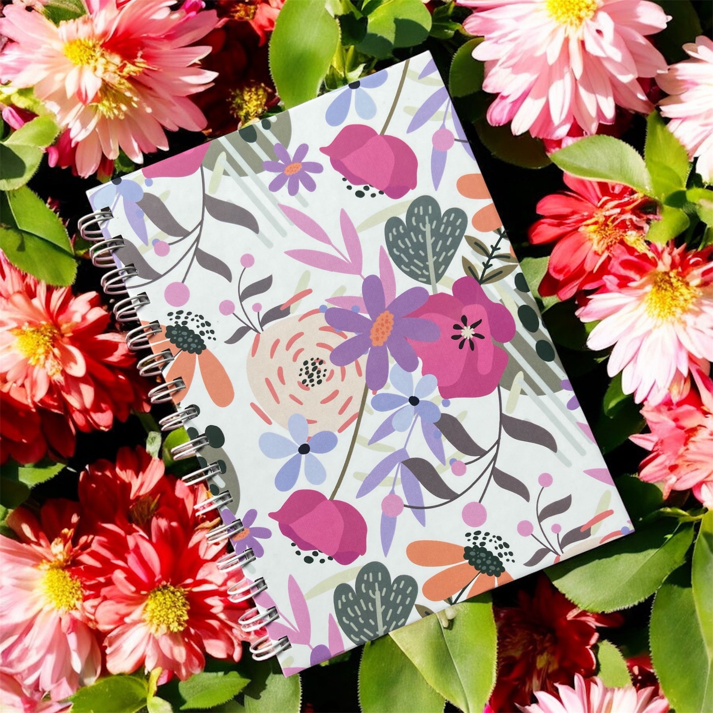 Hardbound Journal – Big Floral | Pretty Flower-Themed Writing Journal