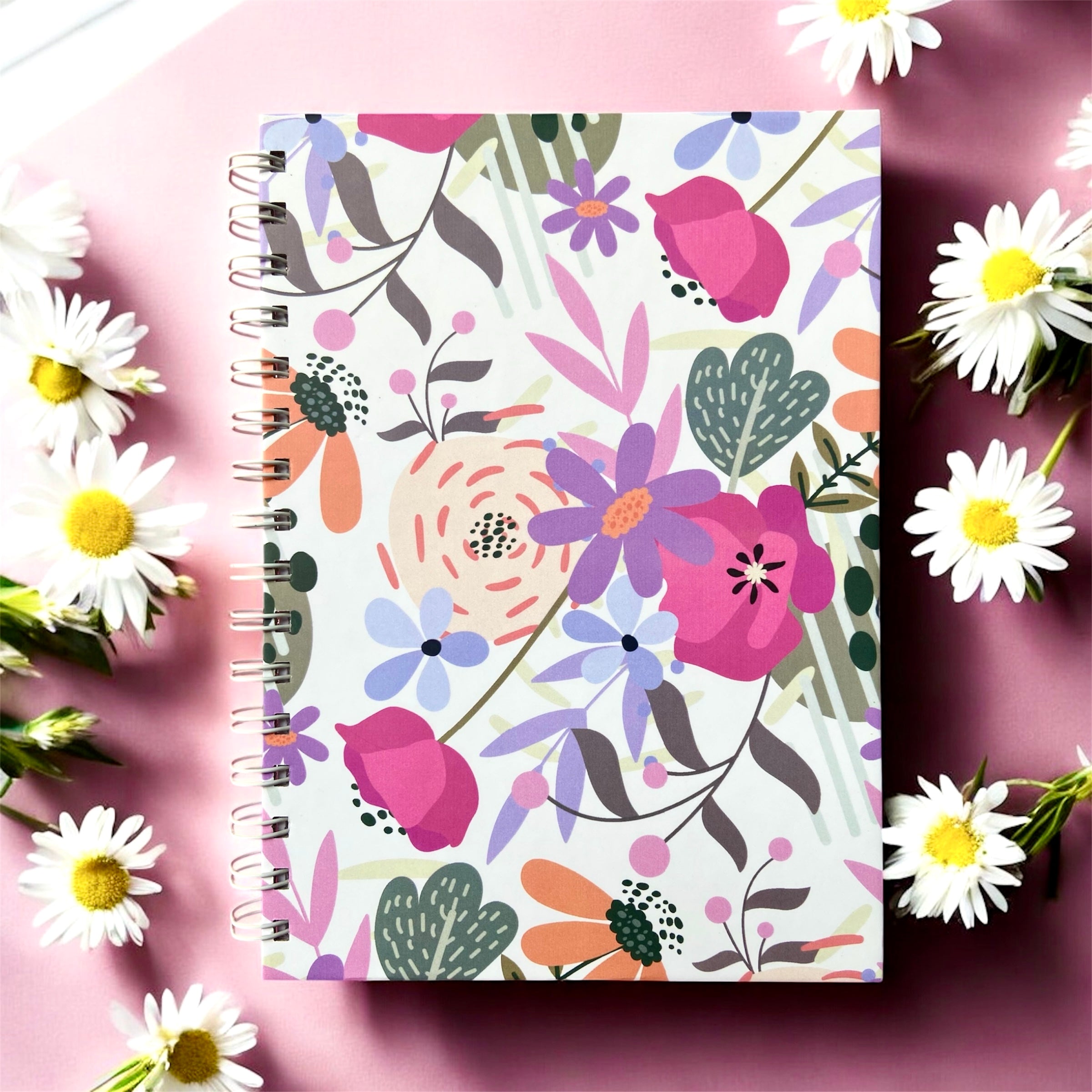Hardbound Journal – Big Floral | Pretty Flower-Themed Writing Journal