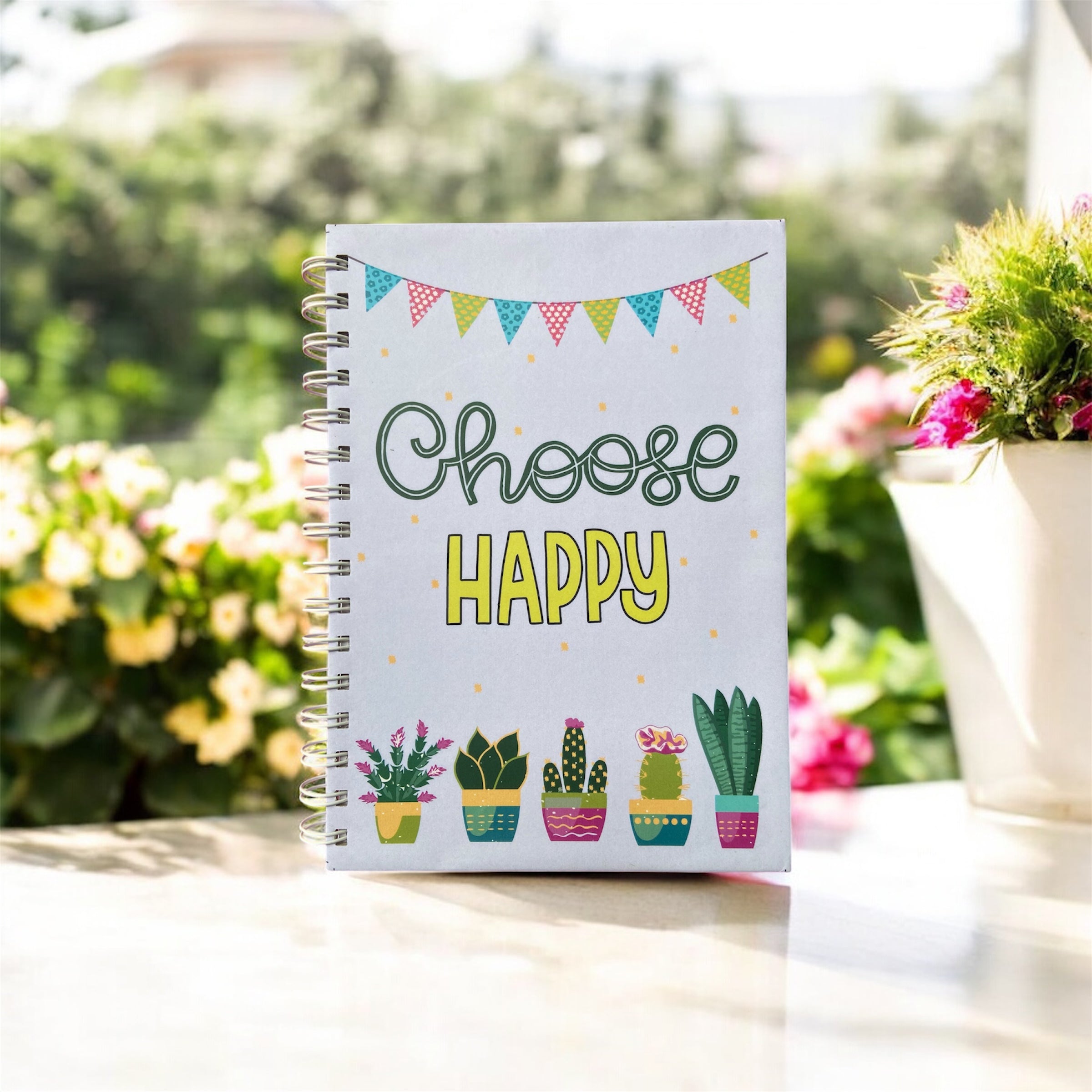 Hardbound Journal – Choose Happy | Inspirational Daily Writing Journal