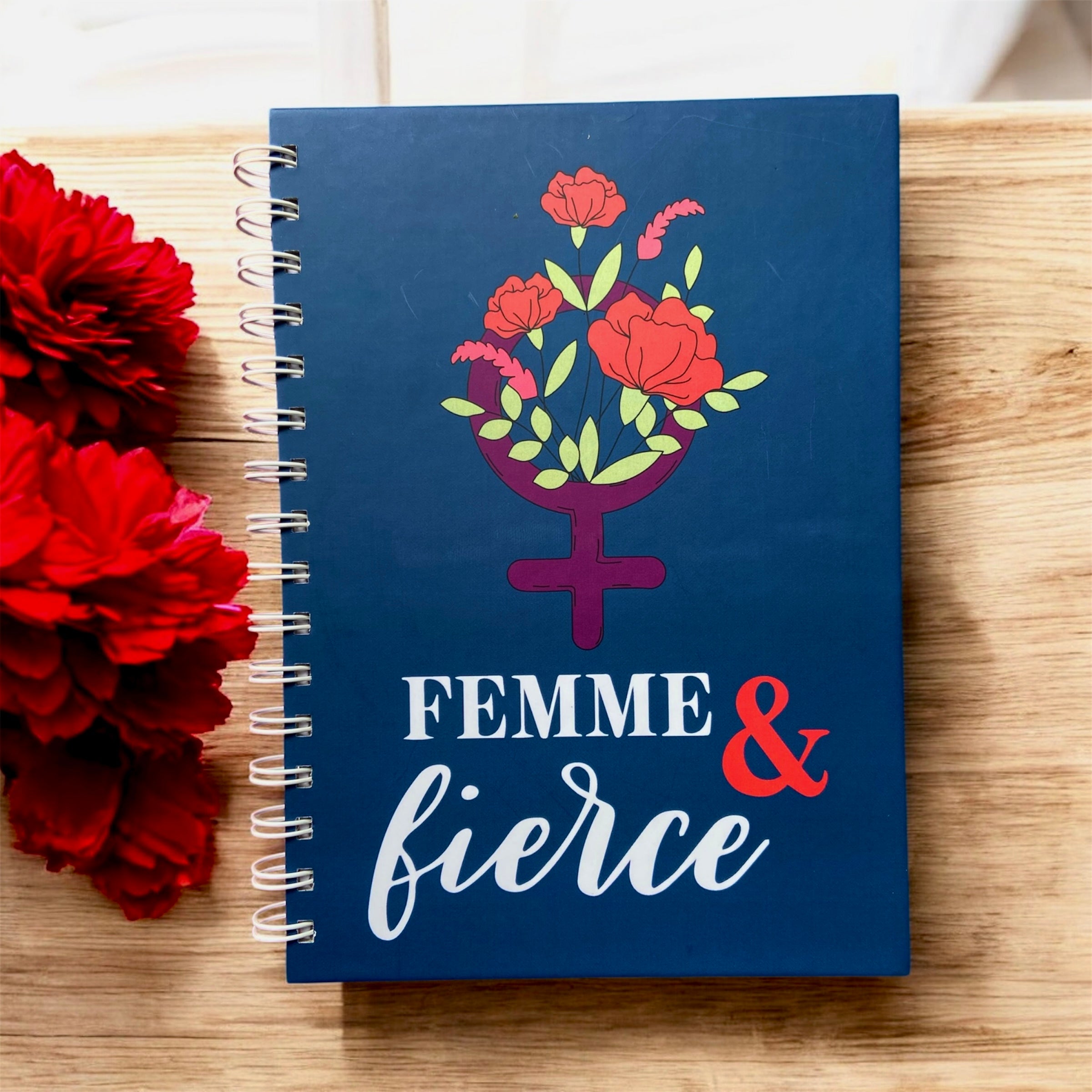 Hardbound Journal – Femme & Fierce | Empowering Inspirational Notebook
