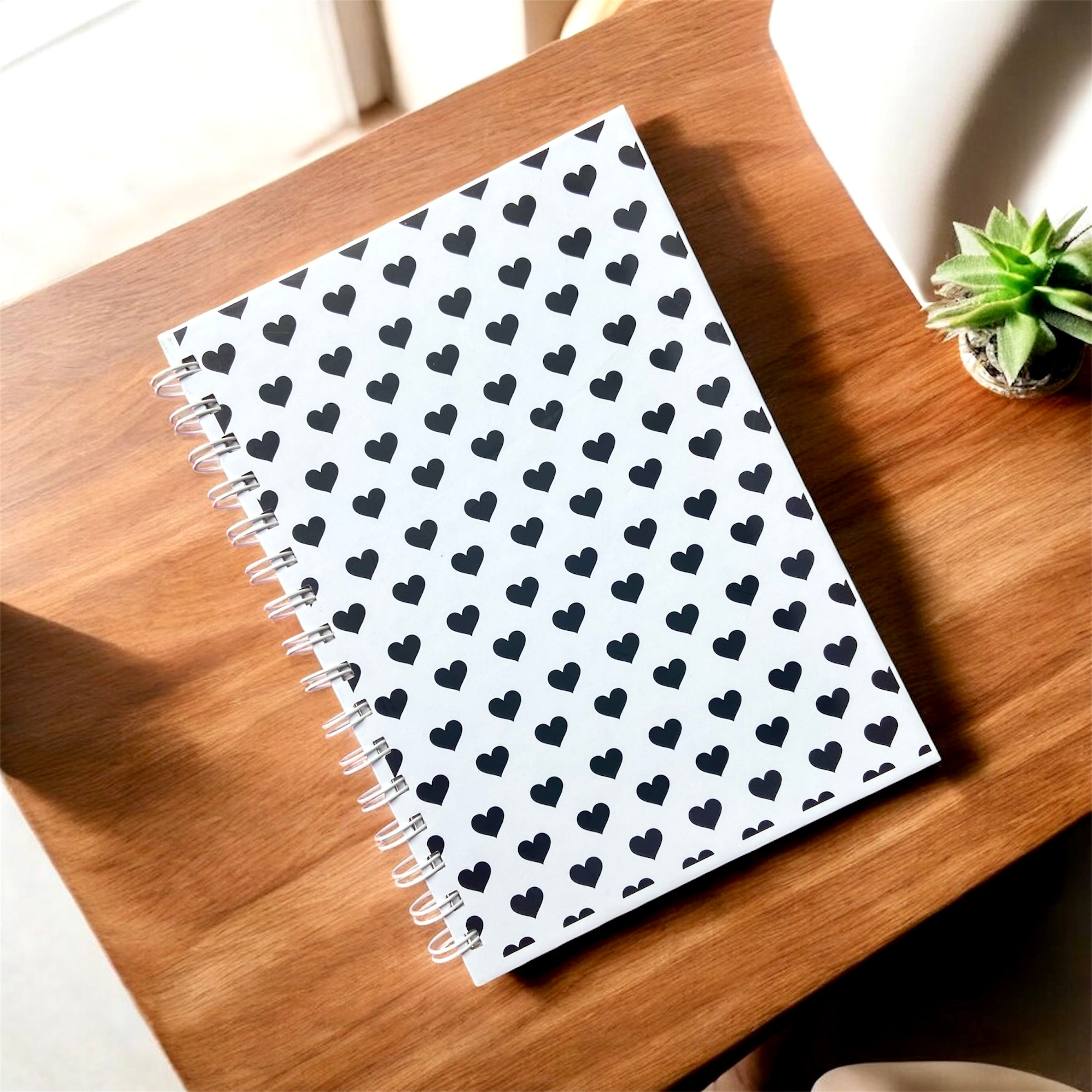 Hardbound Journal – Hearts | Cute Heart-Themed Writing Journal