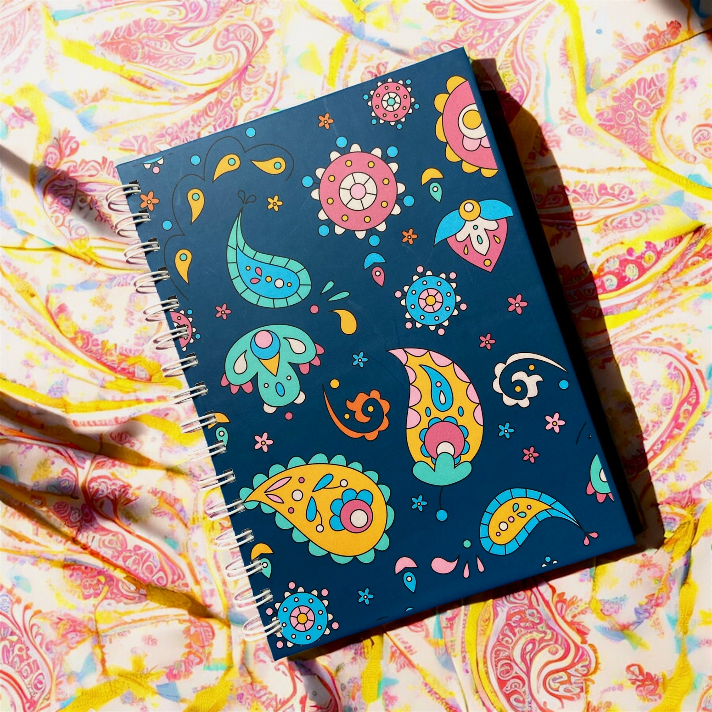 Hardbound Journal – Paisley | Stylish Patterned Notebook for Notes