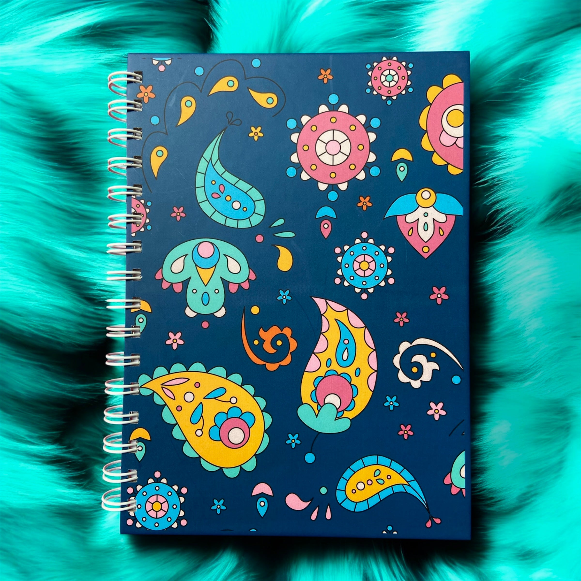 Hardbound Journal – Paisley | Stylish Patterned Notebook for Notes