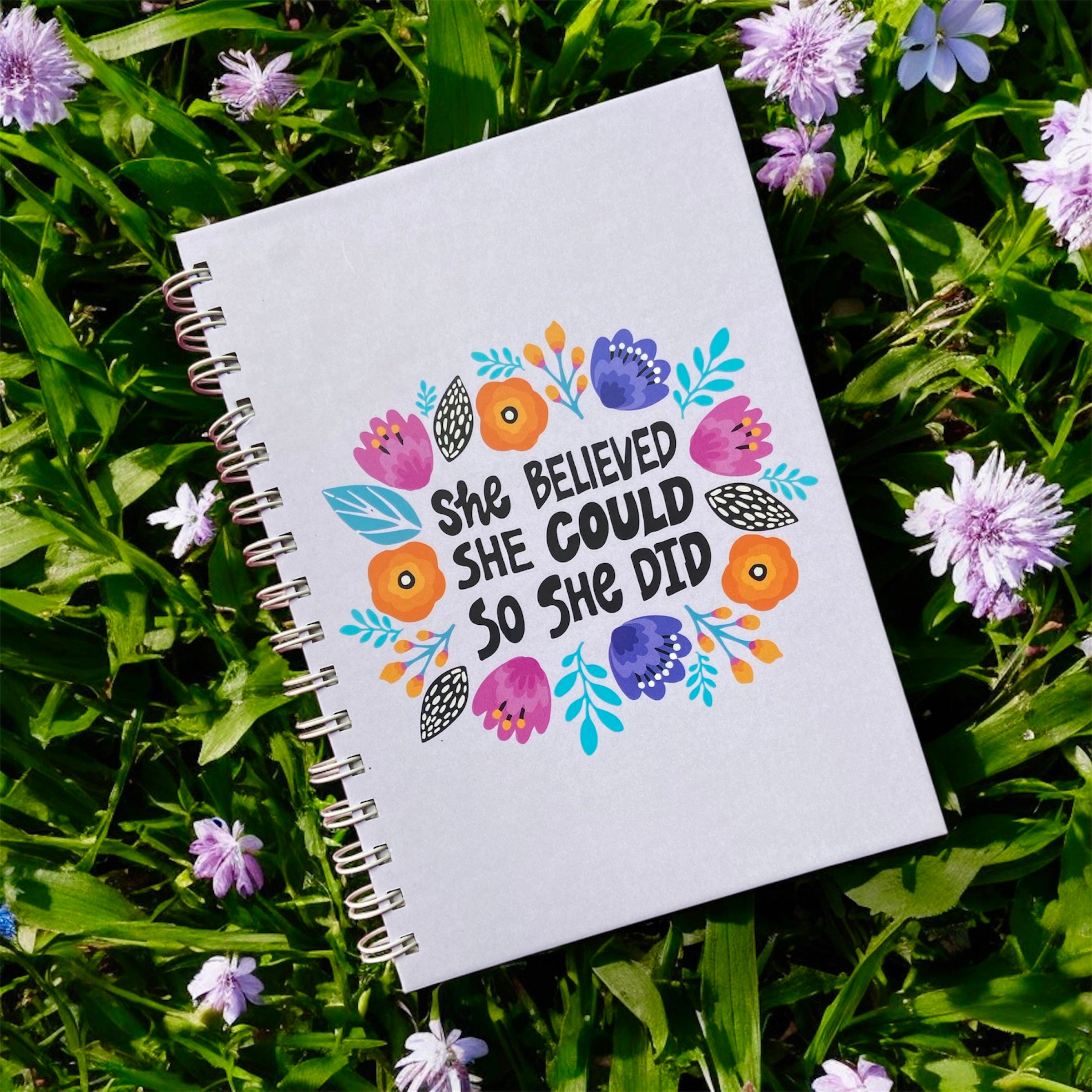 Hardbound Journal – She Believed She Could So She Did | Motivational Journal