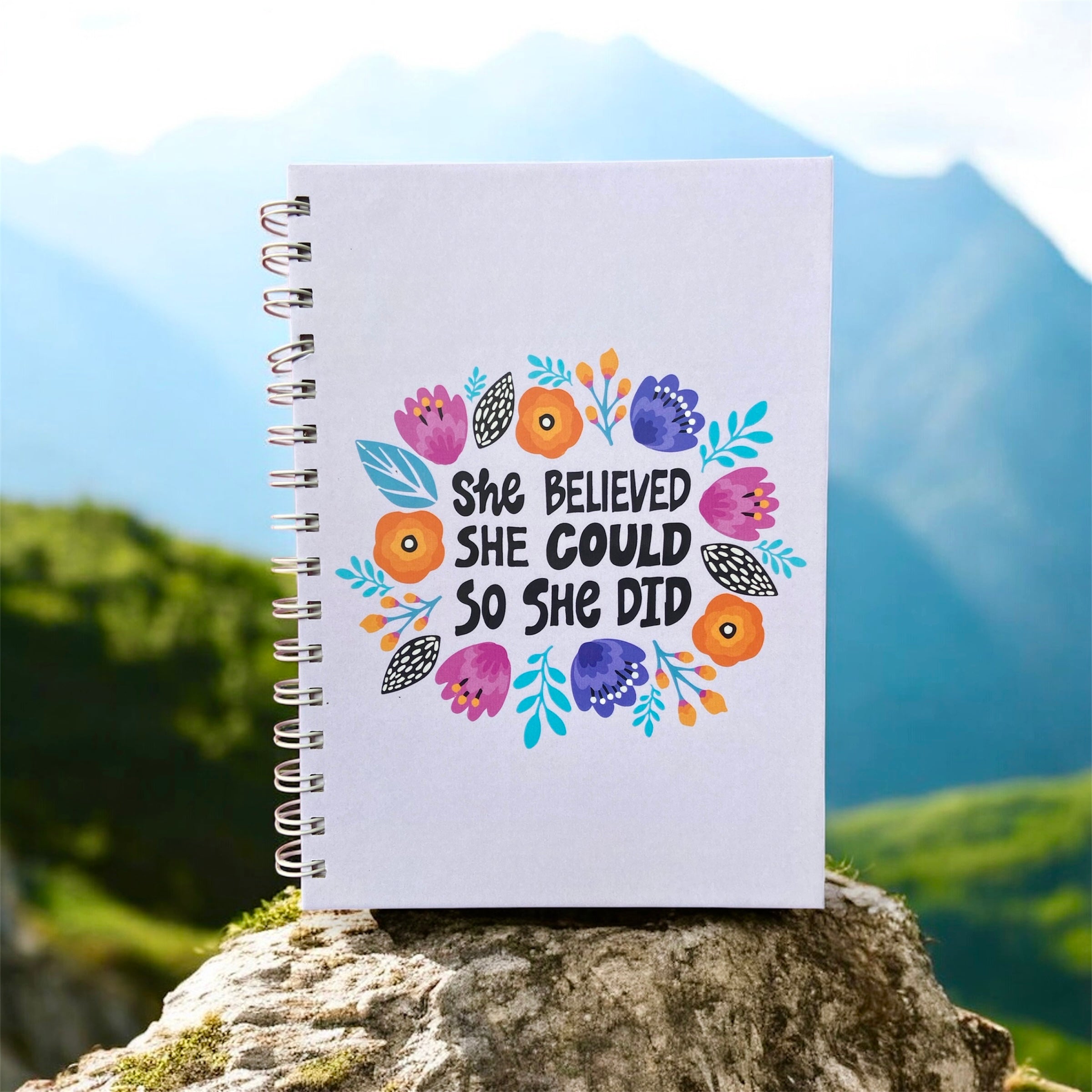 Hardbound Journal – She Believed She Could So She Did | Motivational Journal