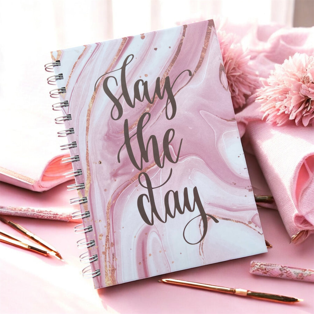 Hardbound Journal – Slay The Day | Bold & Fun Daily Planner Notebook