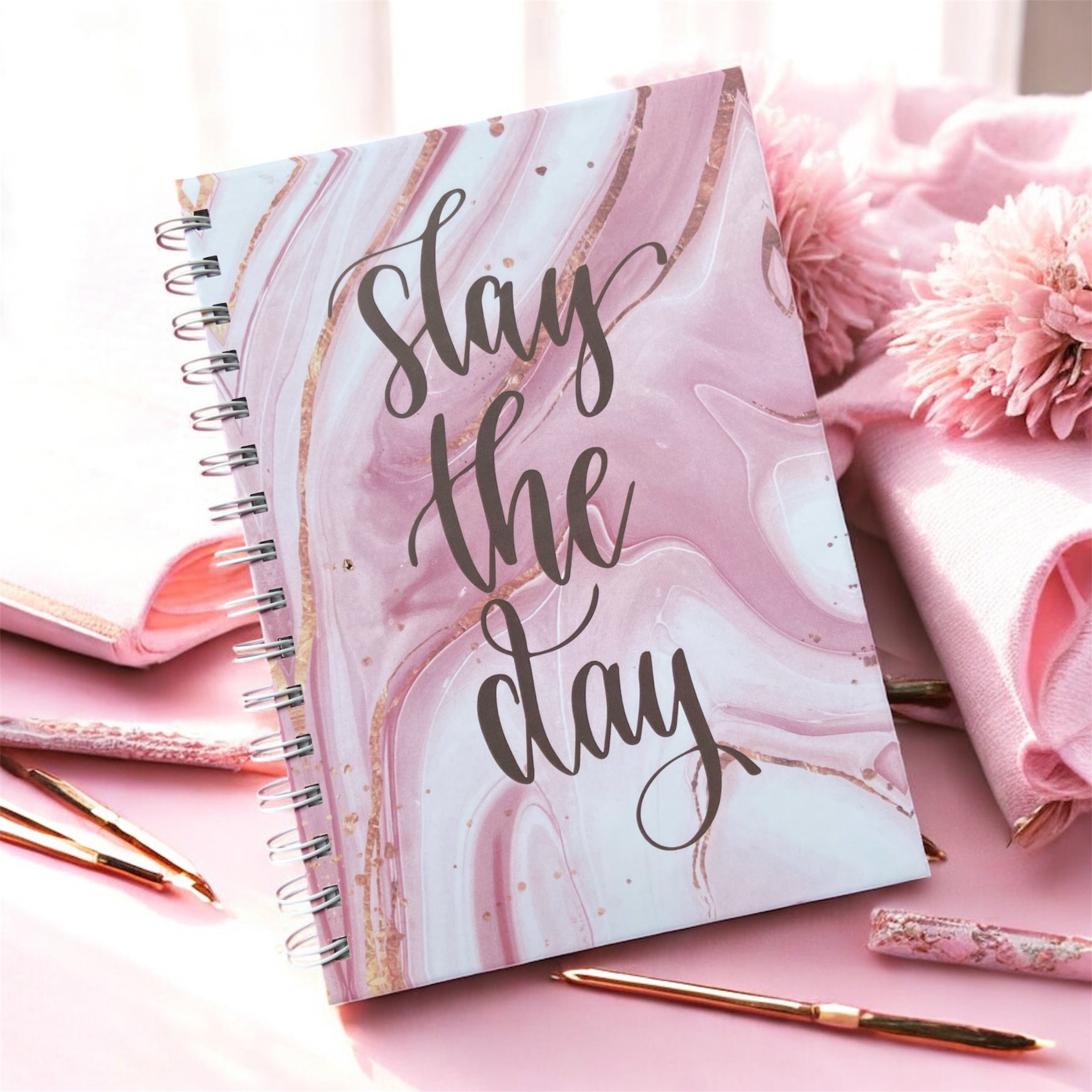 Hardbound Journal – Slay The Day | Bold & Fun Daily Planner Notebook