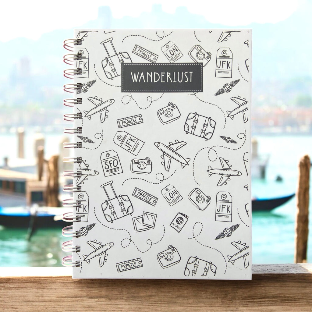 Hardbound Journal – Wanderlust | Cute Travel-Themed Writing Journal