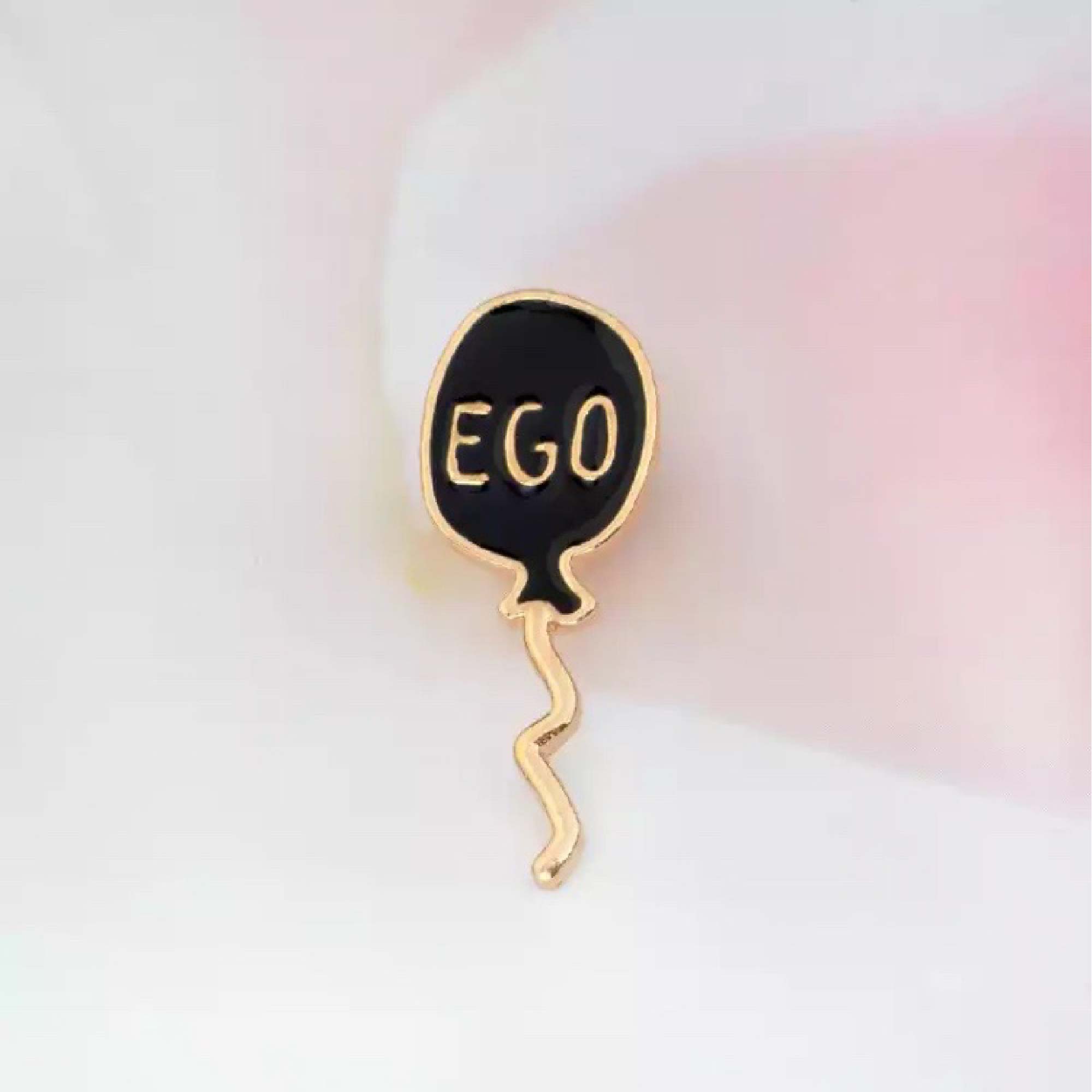 Enamel Pin - Ego Balloon Cute Quirky Badge for Bags and Jackets