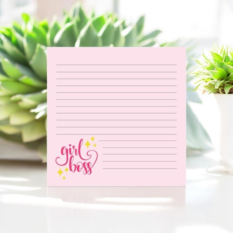 Memo Block – Girl Boss | Motivational & Empowering Memo Notebook