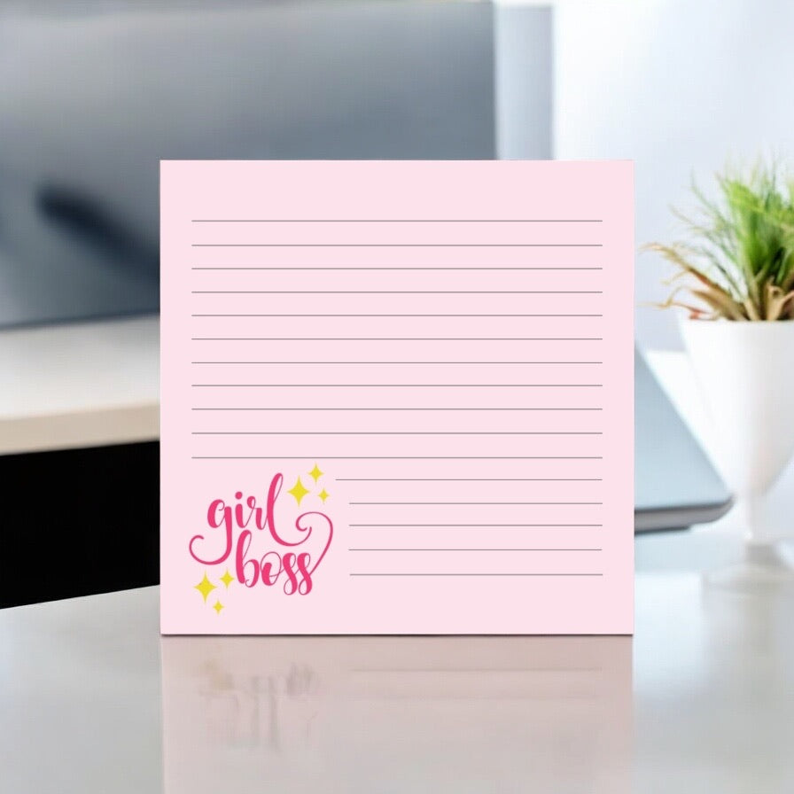 Memo Block – Girl Boss | Motivational & Empowering Memo Notebook