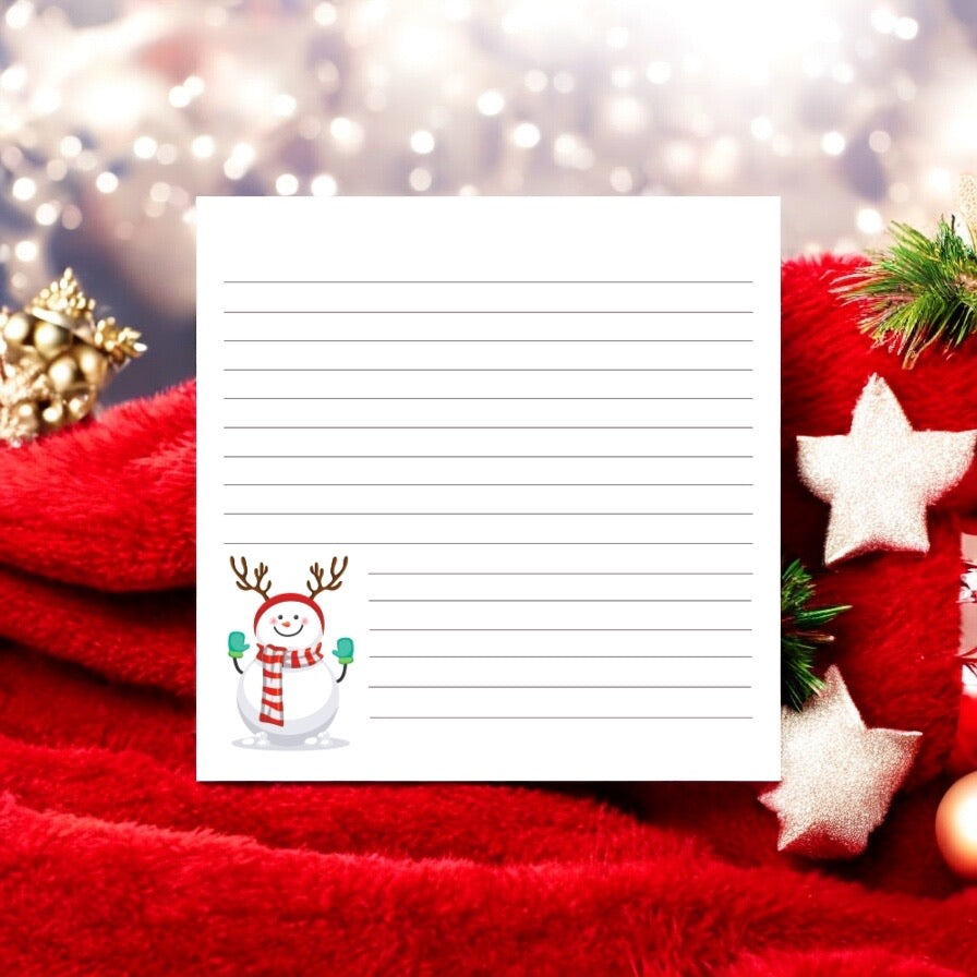Memo Block – Snowman | Cute Winter-Themed Memo Notebook