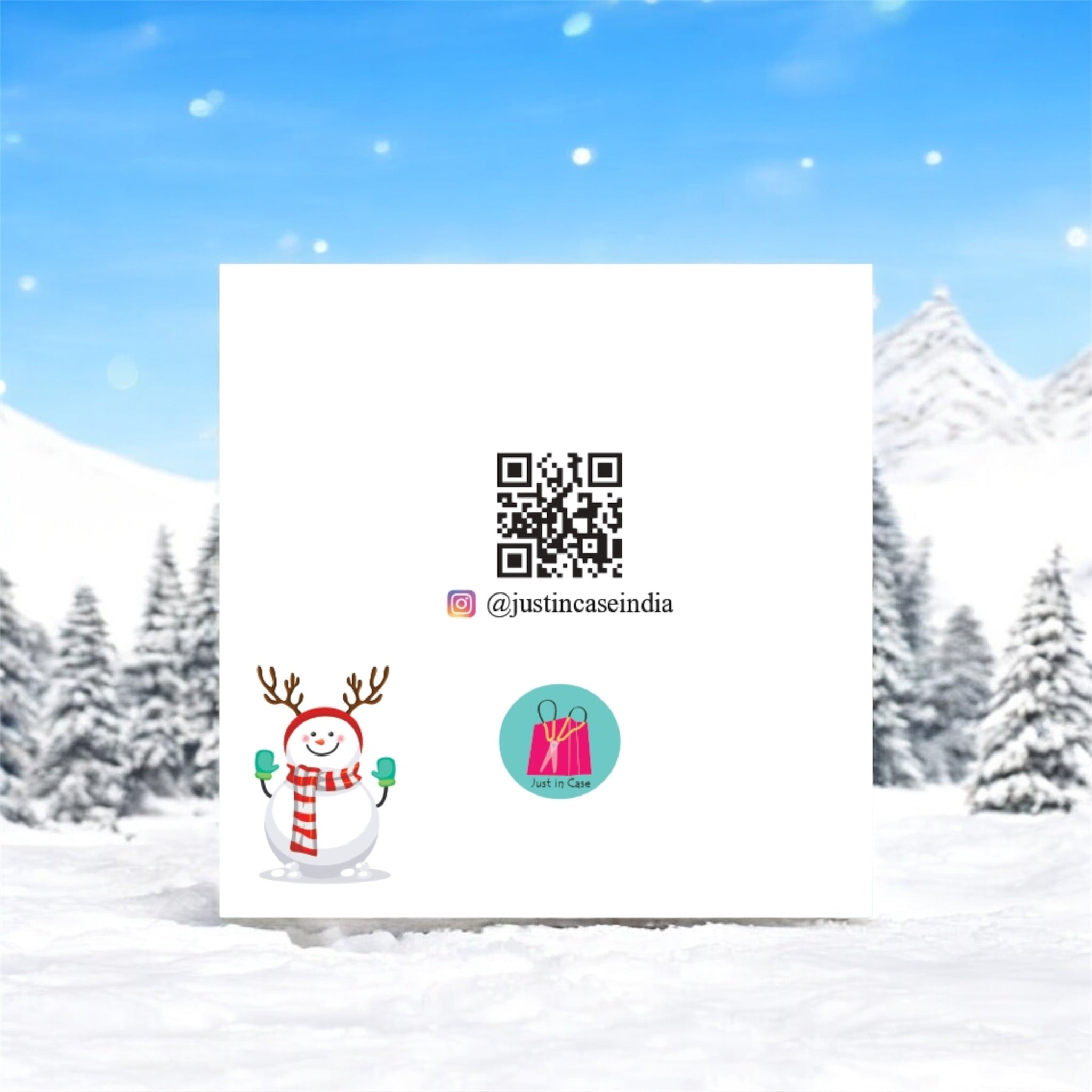 Memo Block – Snowman | Cute Winter-Themed Memo Notebook