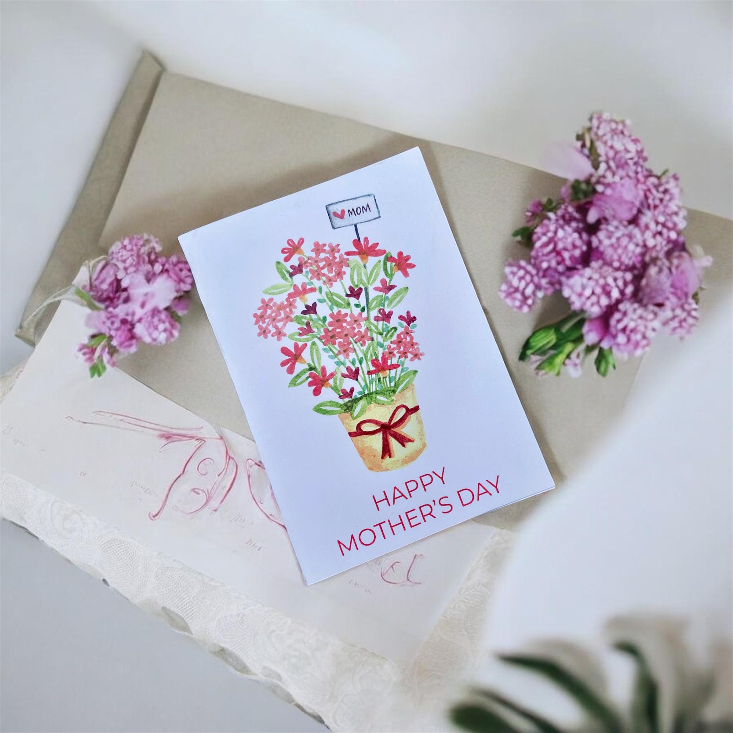 Mother's Day Card - Blooming With Love