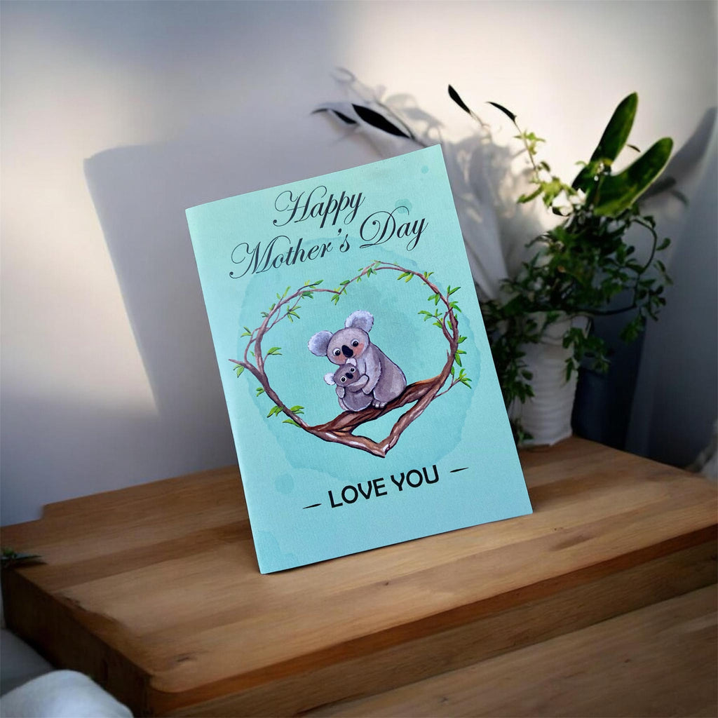 Mother's Day Card - Koala Cuddles