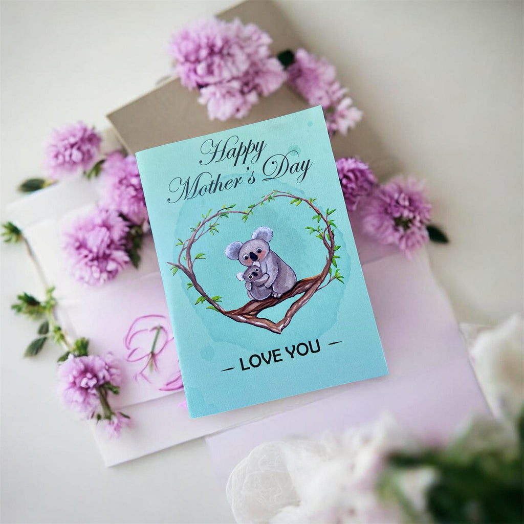 Mother's Day Card - Koala Cuddles