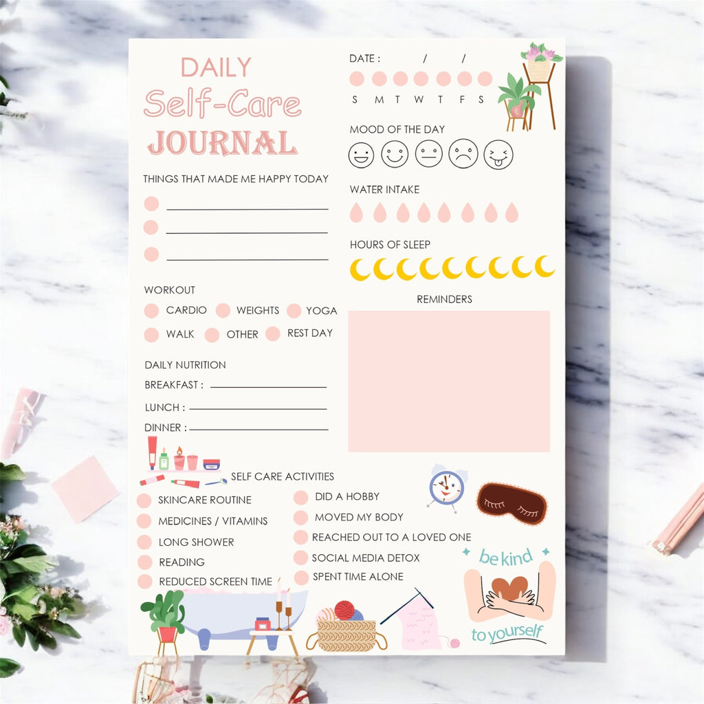 Ultimate Stationery Combo – Bare Minimum Self-Care Kit | Daily Planner & Selfcare Kit
