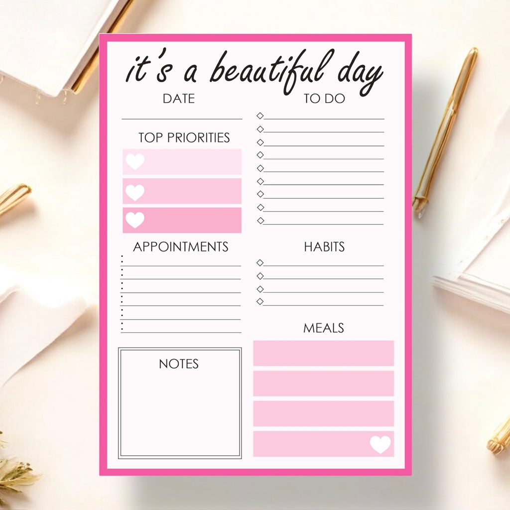 Ultimate Stationery Combo - Roar & Remember | Cute Daily Planner & Notepad Set