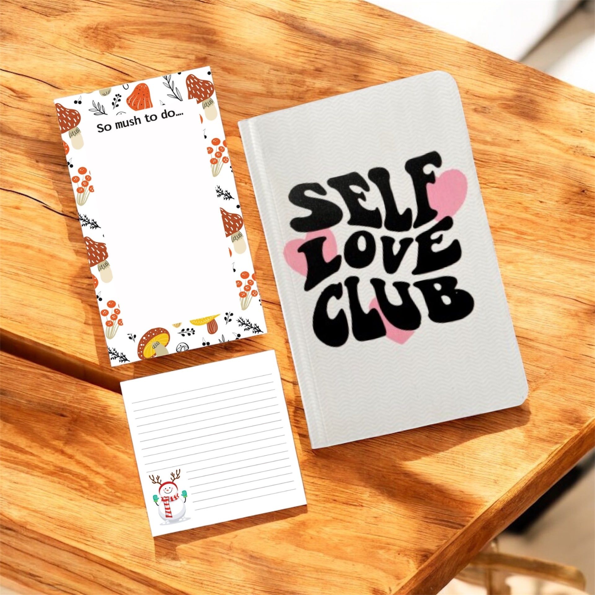 Stationery Combo – Frost & Fungi | Cute Nature-Themed Stationery Set