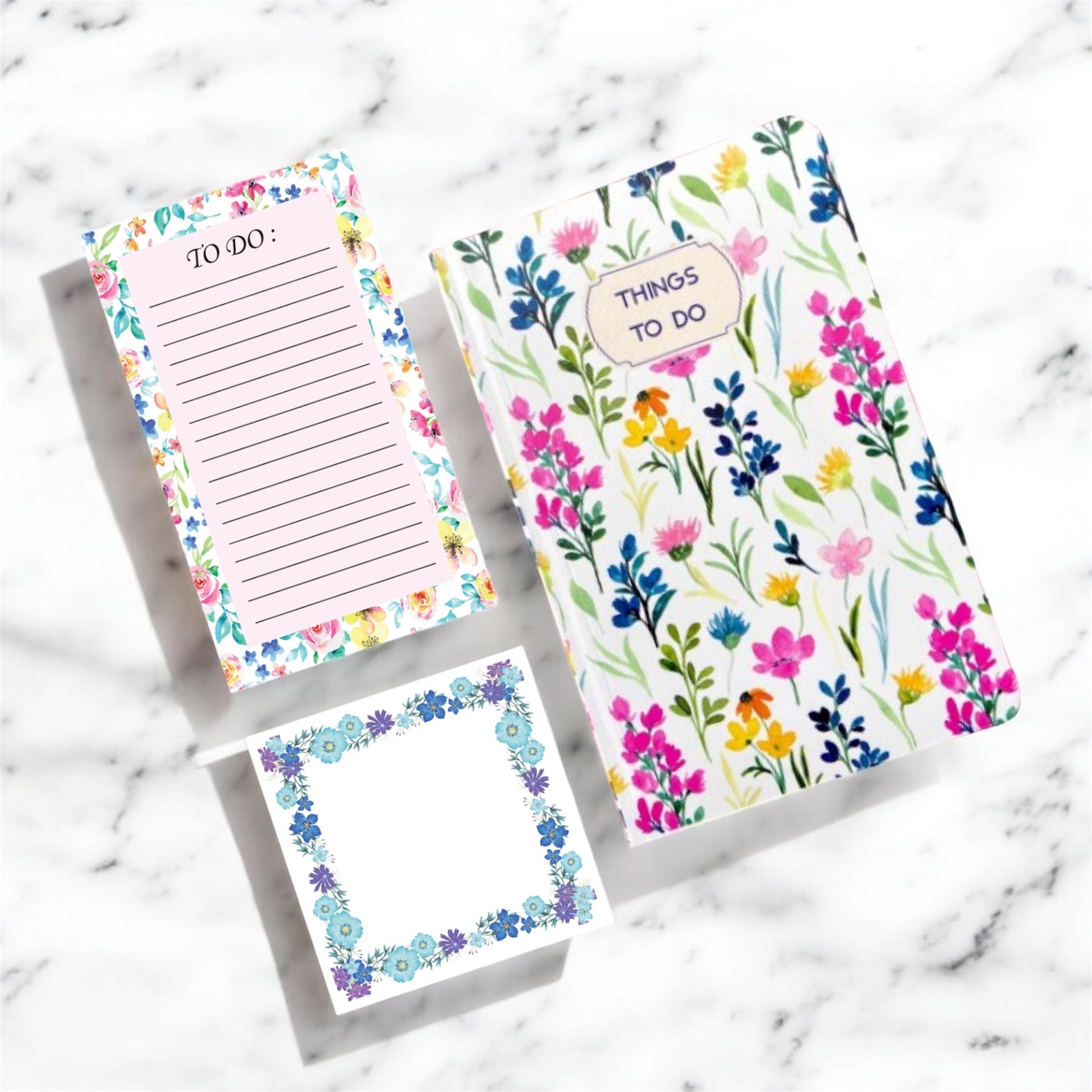 Stationery Combo – Floral Fiesta | Pretty Flower-Themed Stationery Set