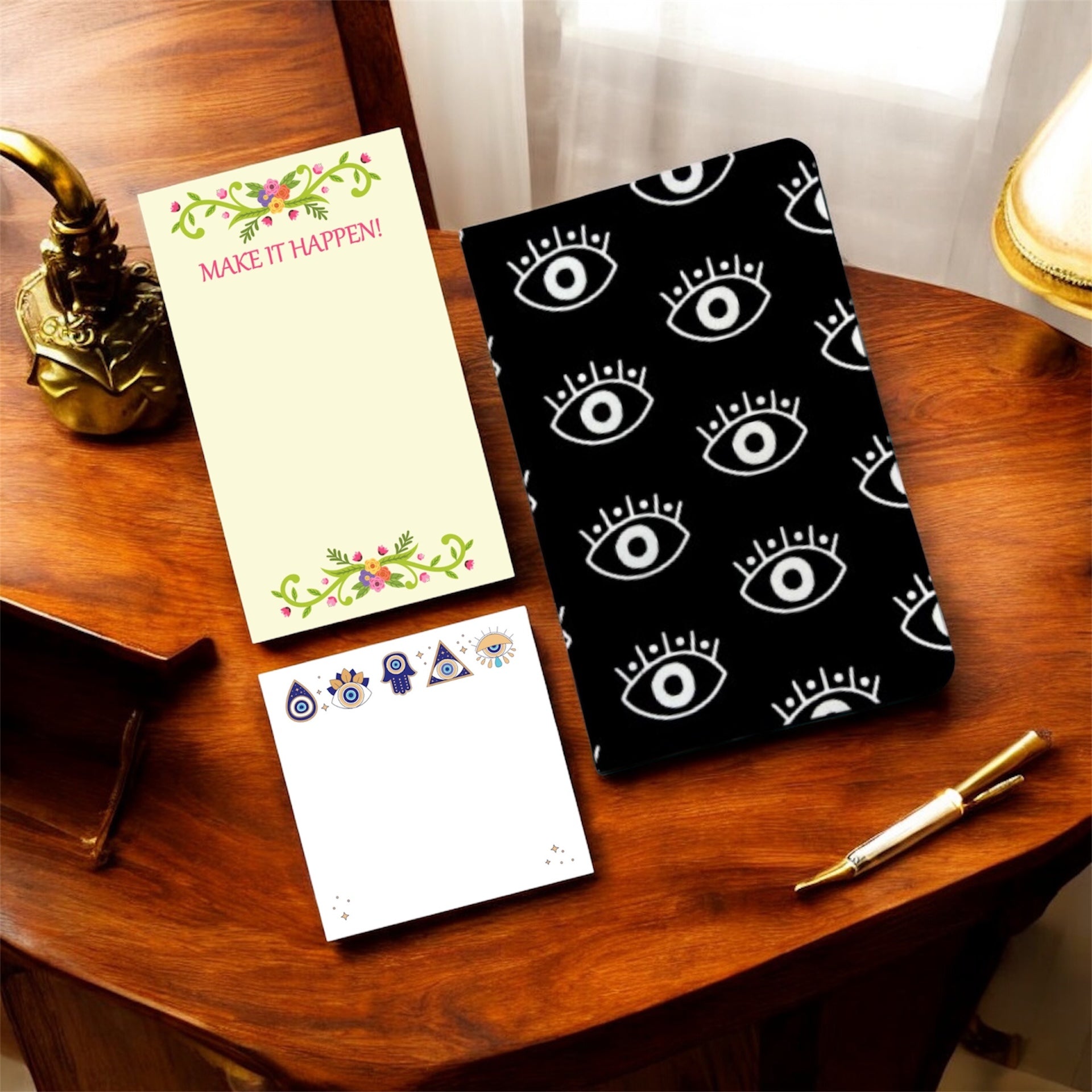 Stationery Combo – Nazar Na Lage | Protective & Quirky Stationery Set