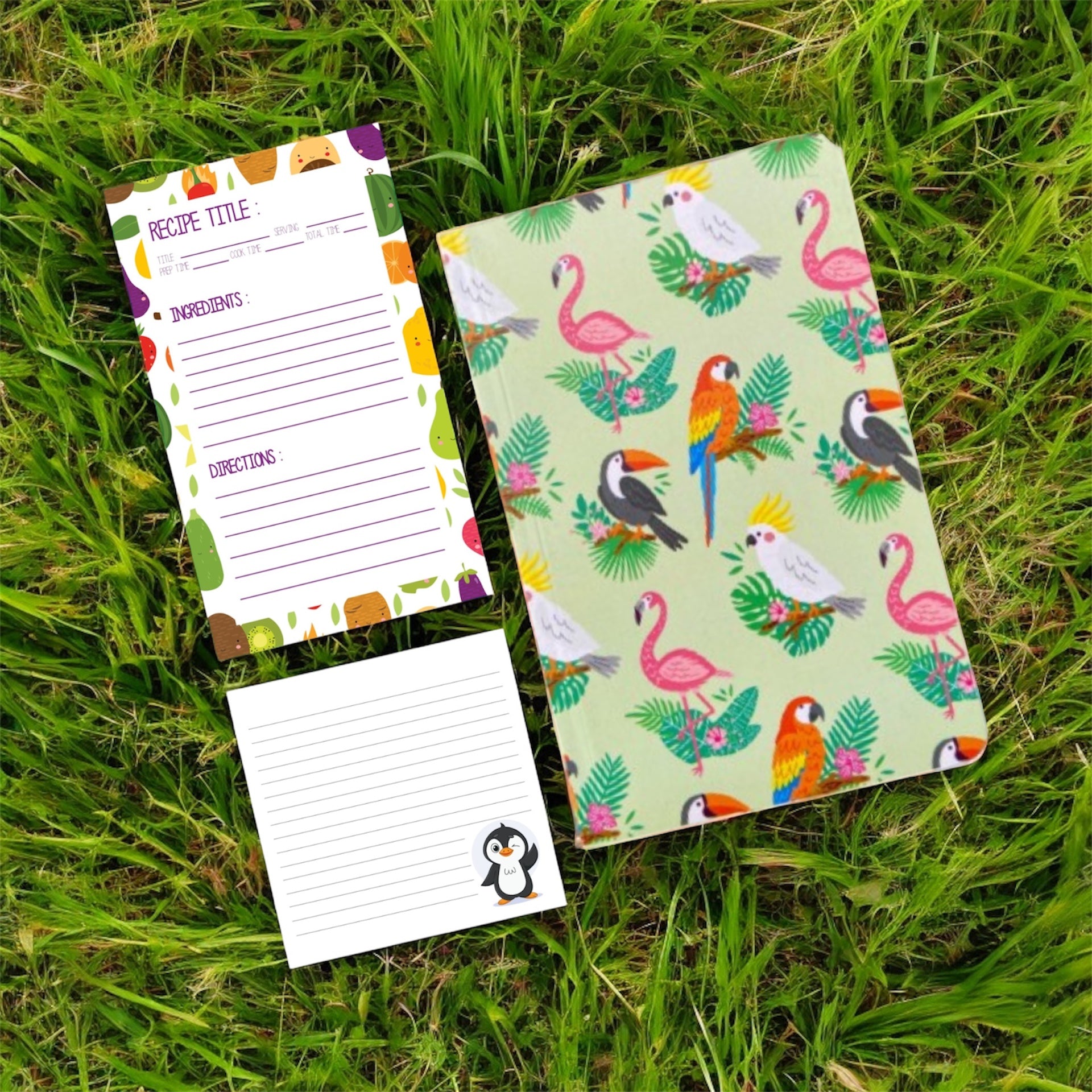 Stationery Combo – Tropic Like It’s Hot | Colorful Tropical Stationery Set
