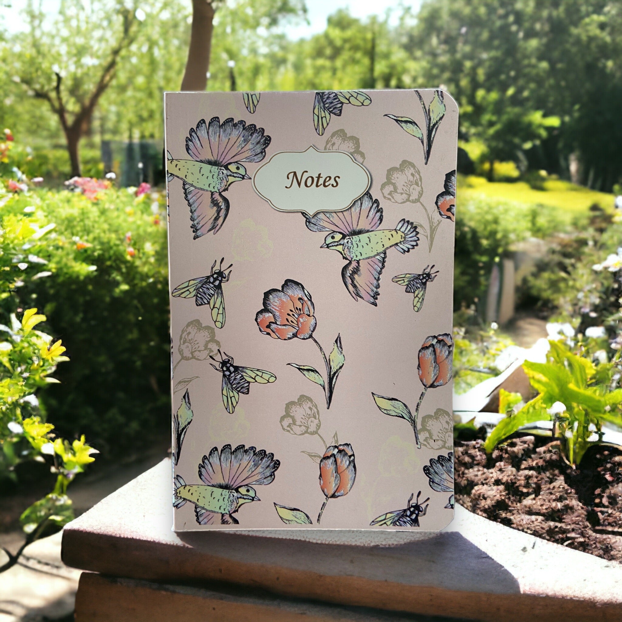 Notebook – Vintage Birds | Aesthetic Journal for Daily Notes