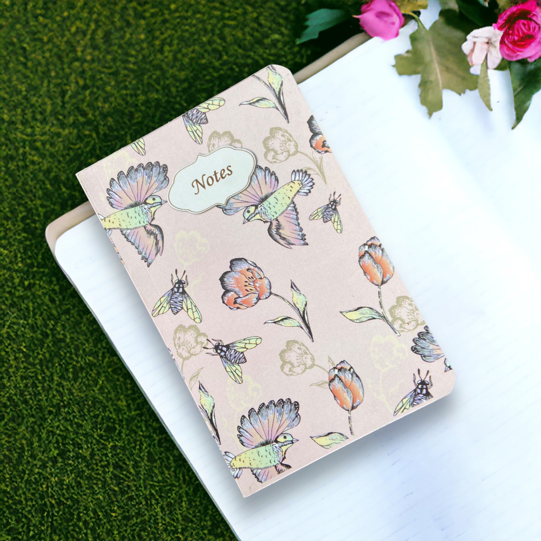 Notebook – Vintage Birds | Aesthetic Journal for Daily Notes