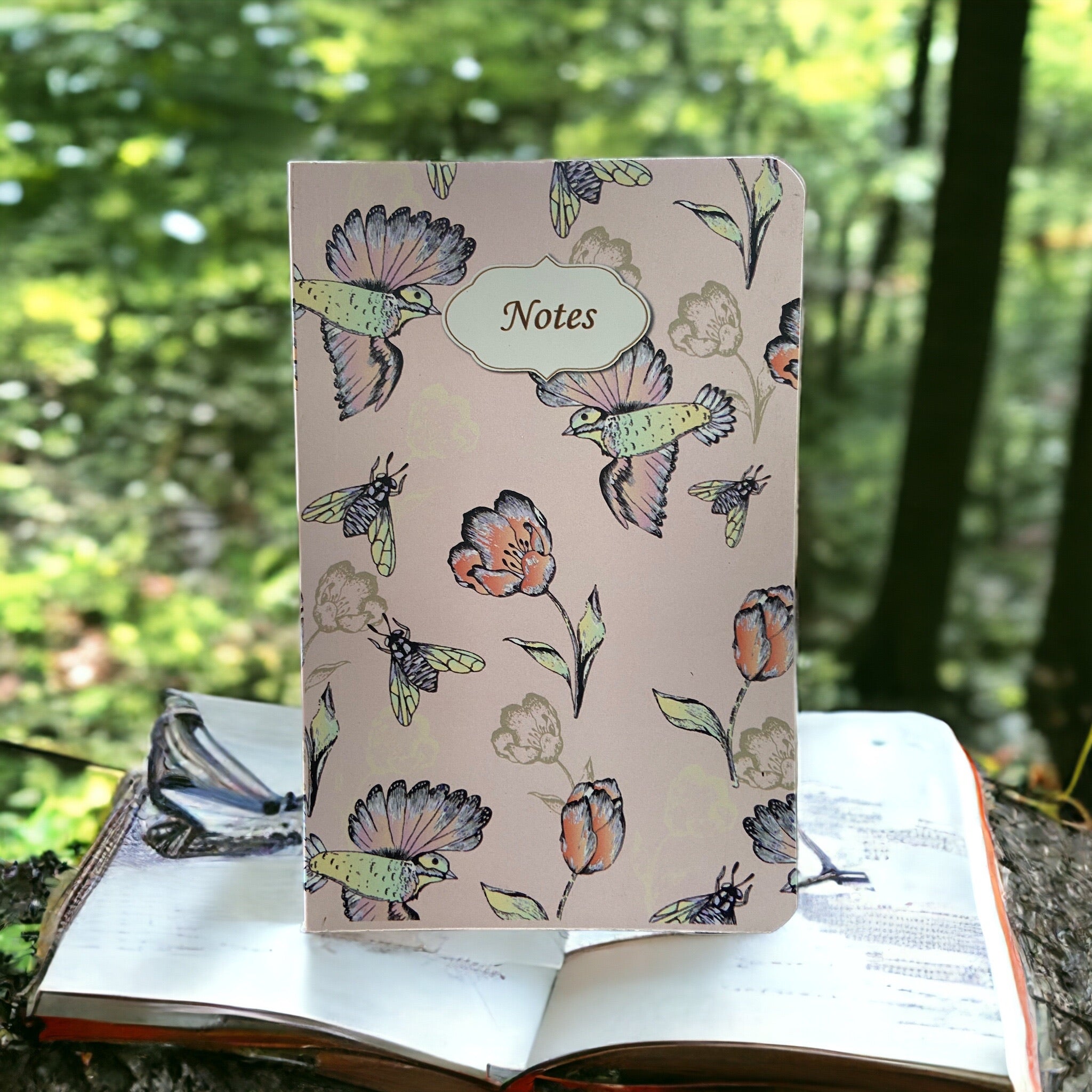 Notebook – Vintage Birds | Aesthetic Journal for Daily Notes