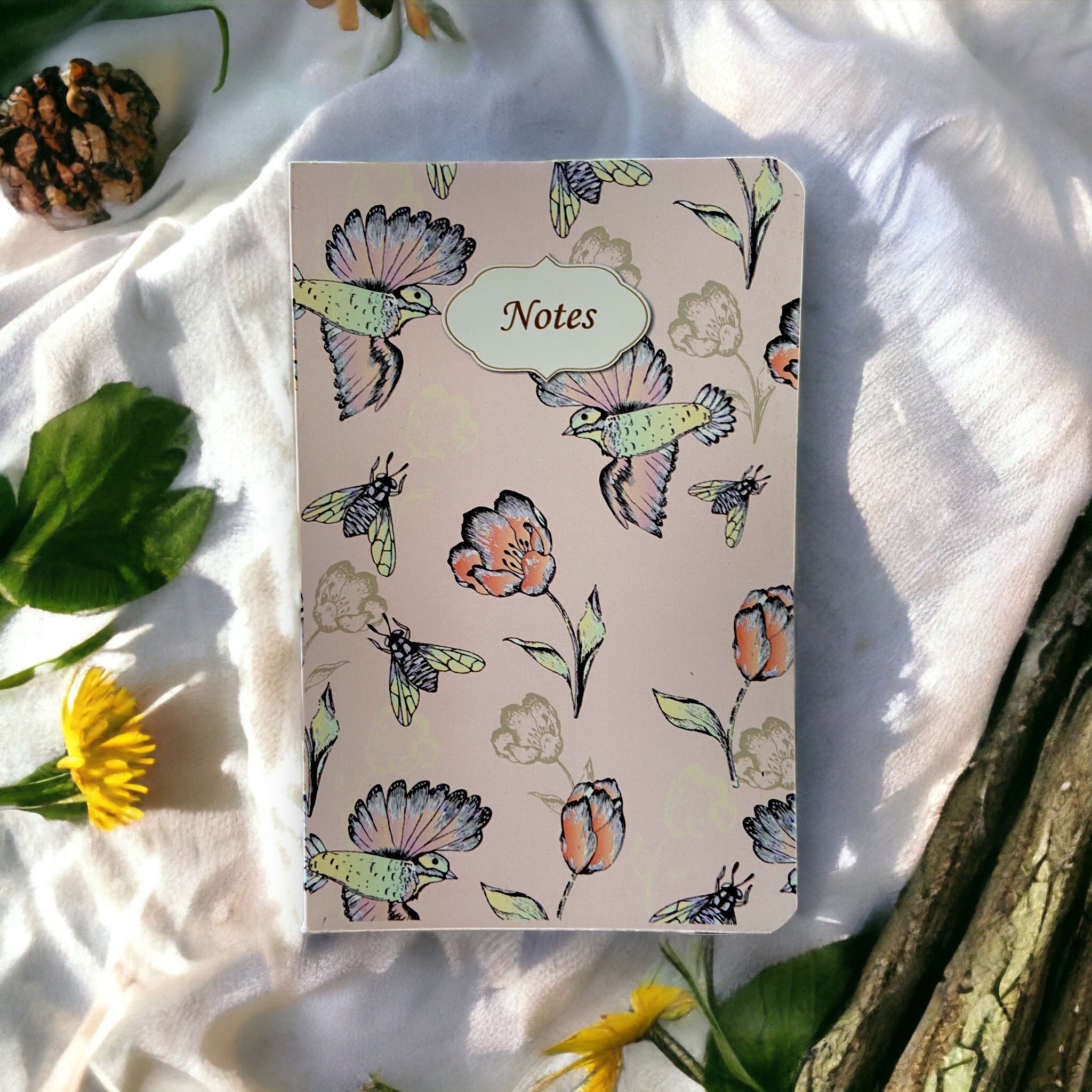 Notebook – Vintage Birds | Aesthetic Journal for Daily Notes