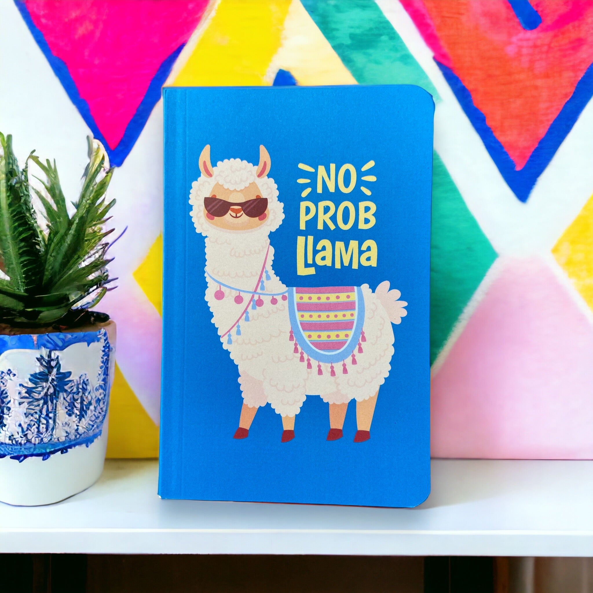 Notebook – No Prob Llama | Cute Llama Themed Stationery