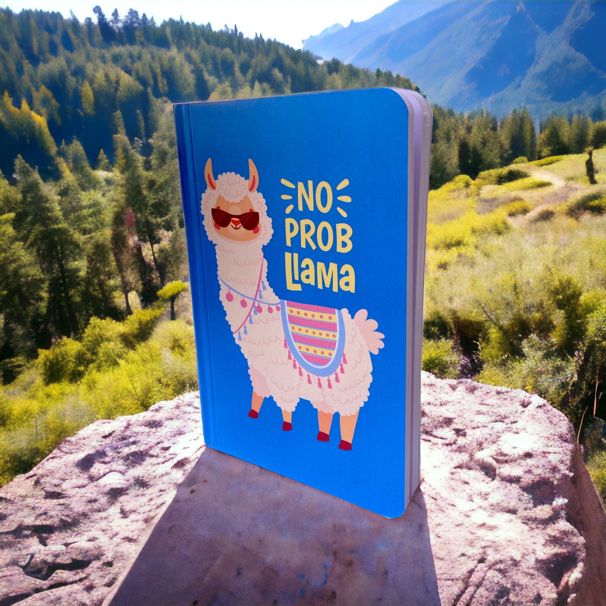 Notebook – No Prob Llama | Cute Llama Themed Stationery