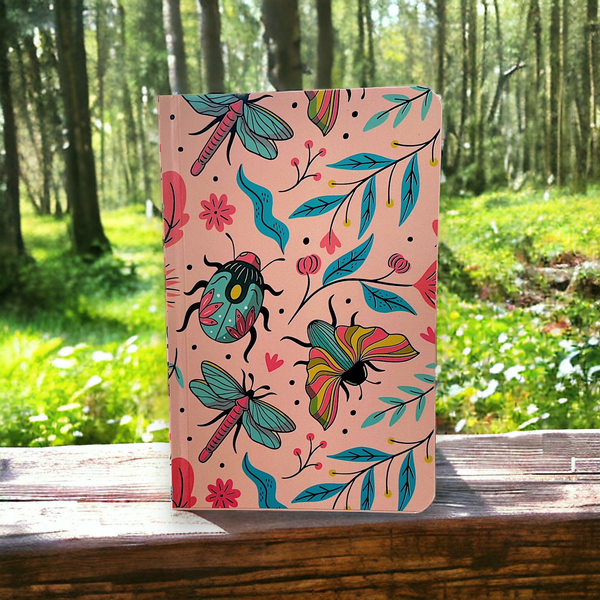 Notebook – Insects Pattern | Quirky Nature Inspired Journal