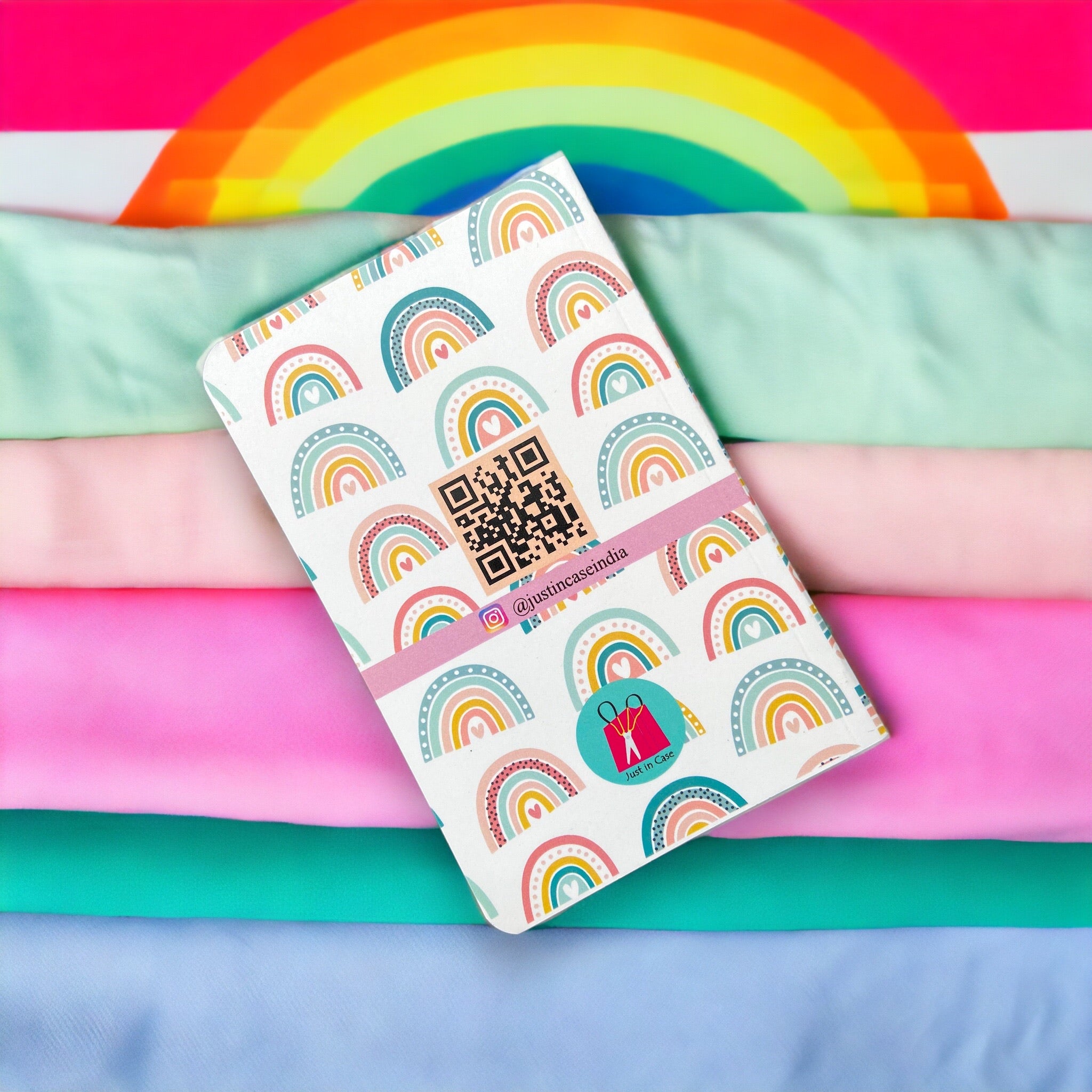 Notebook – Rainbows Pattern | Colorful Cute Writing Pad