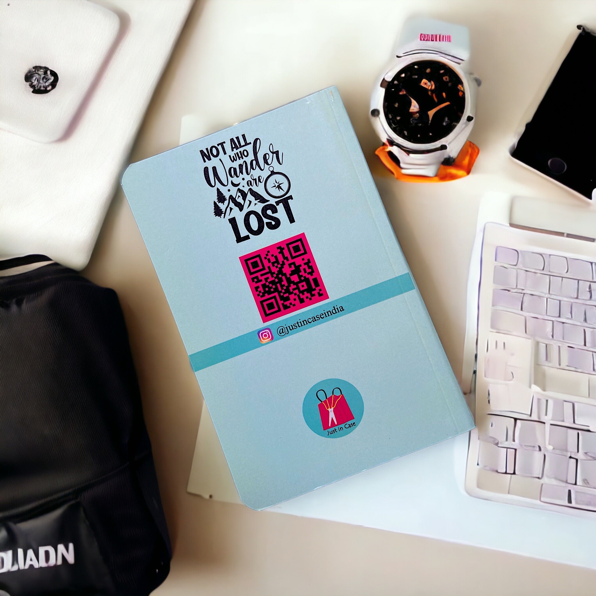 Notebook – Not All Who Wander Are Lost | Travel Journal for Dreamers
