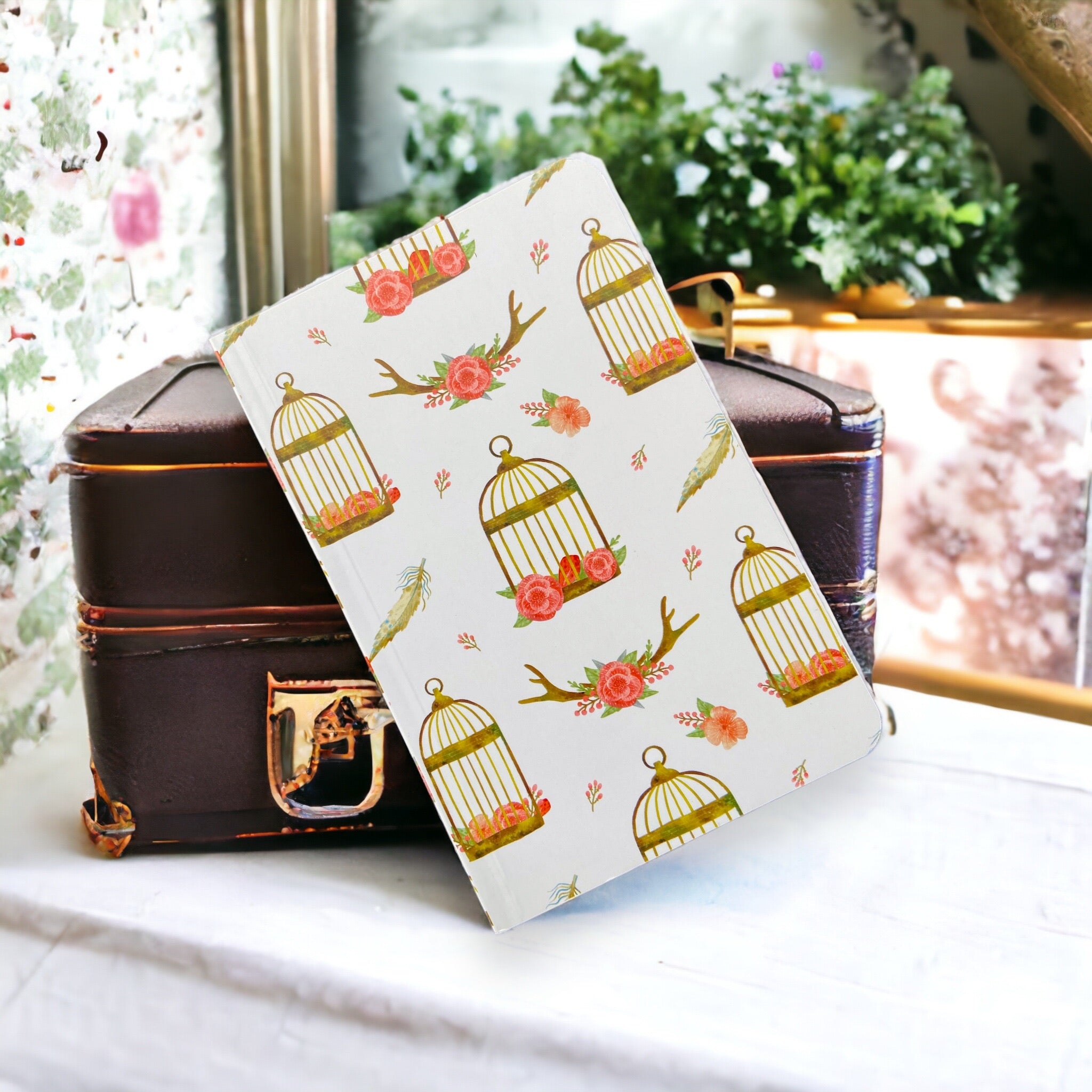 Notebook – Bird Cage | Vintage Aesthetic Daily Journal