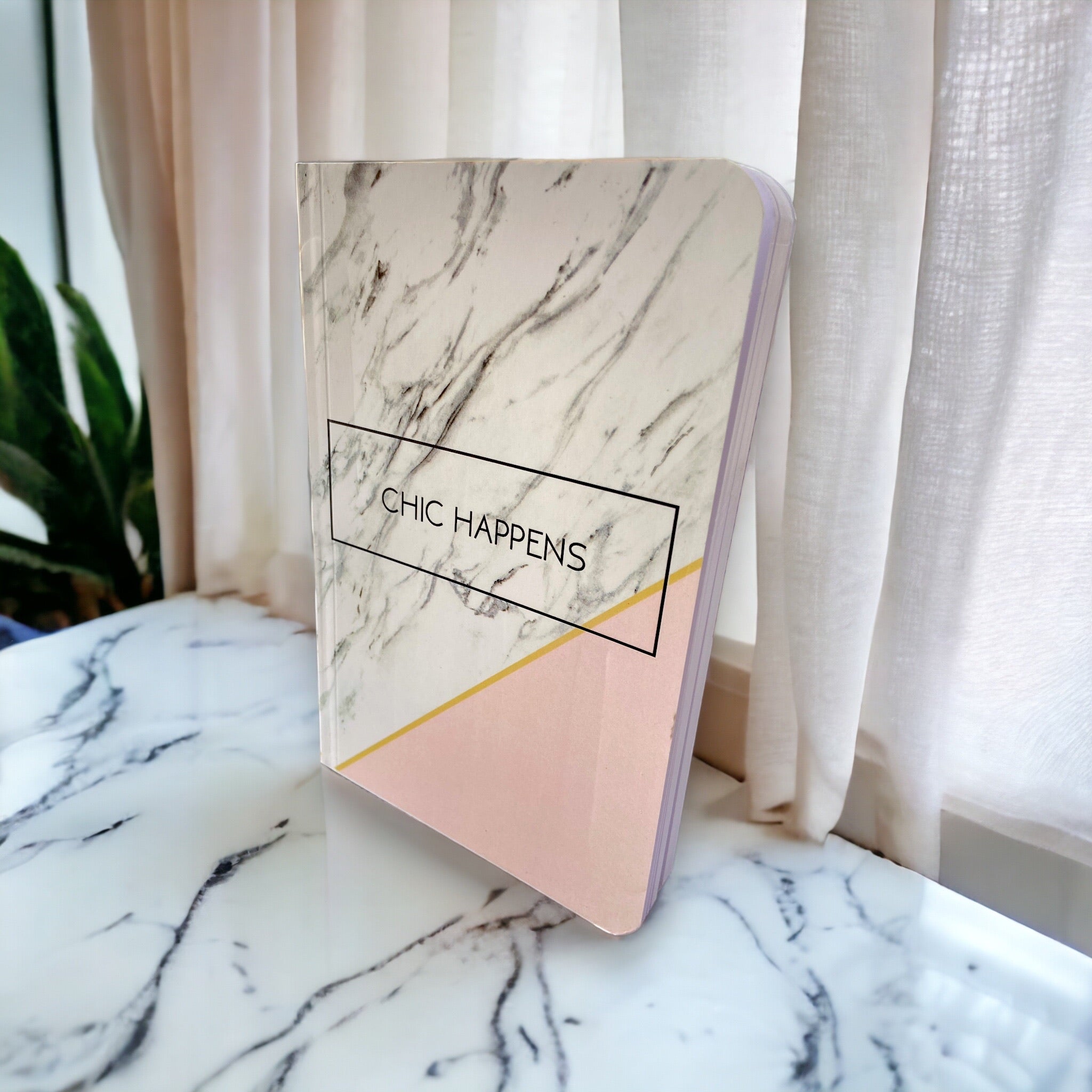 Notebook – Chic Happens | Sassy Quote Notebook for Everyday Use
