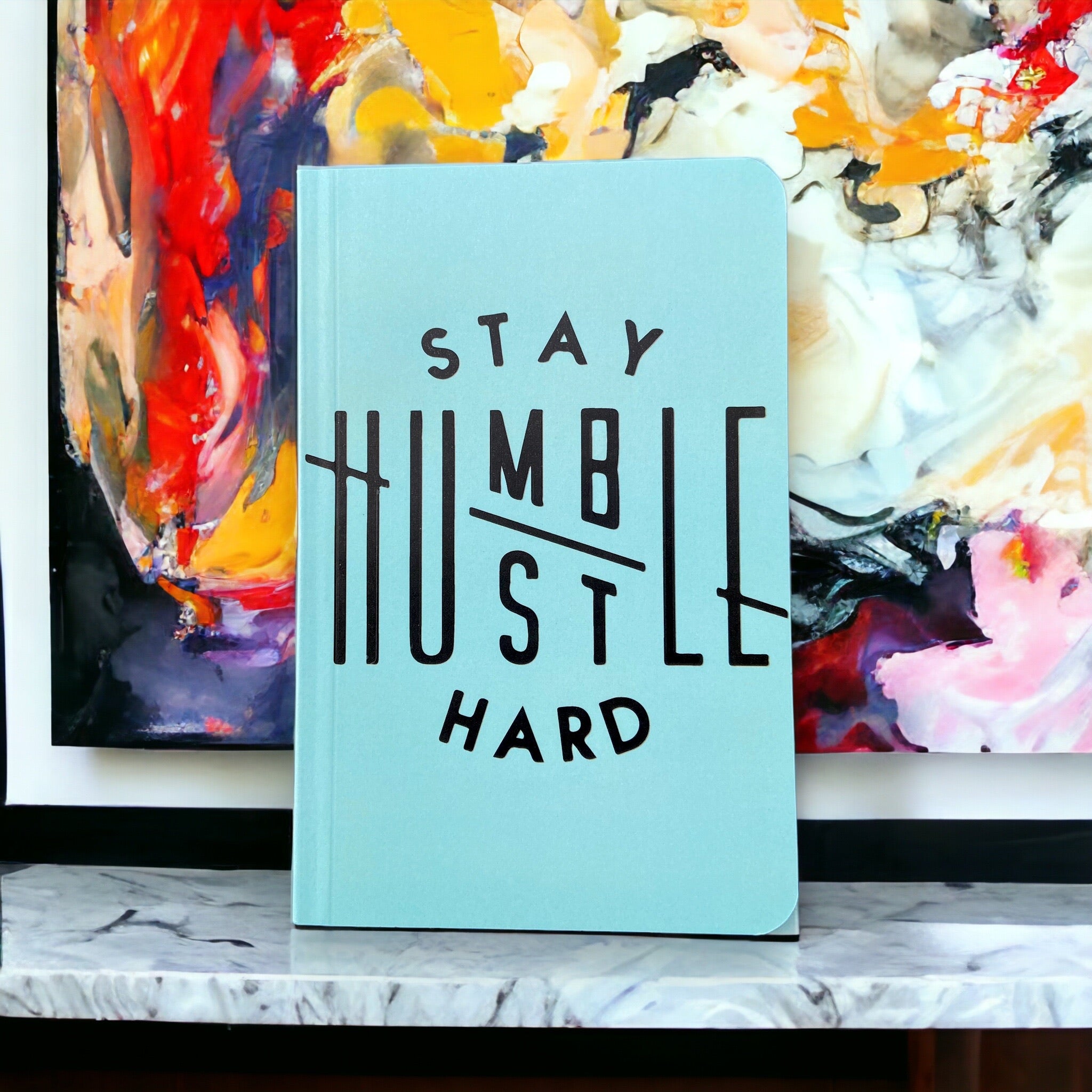 Notebook – Stay Humble Hustle Hard | Motivational Work Journal