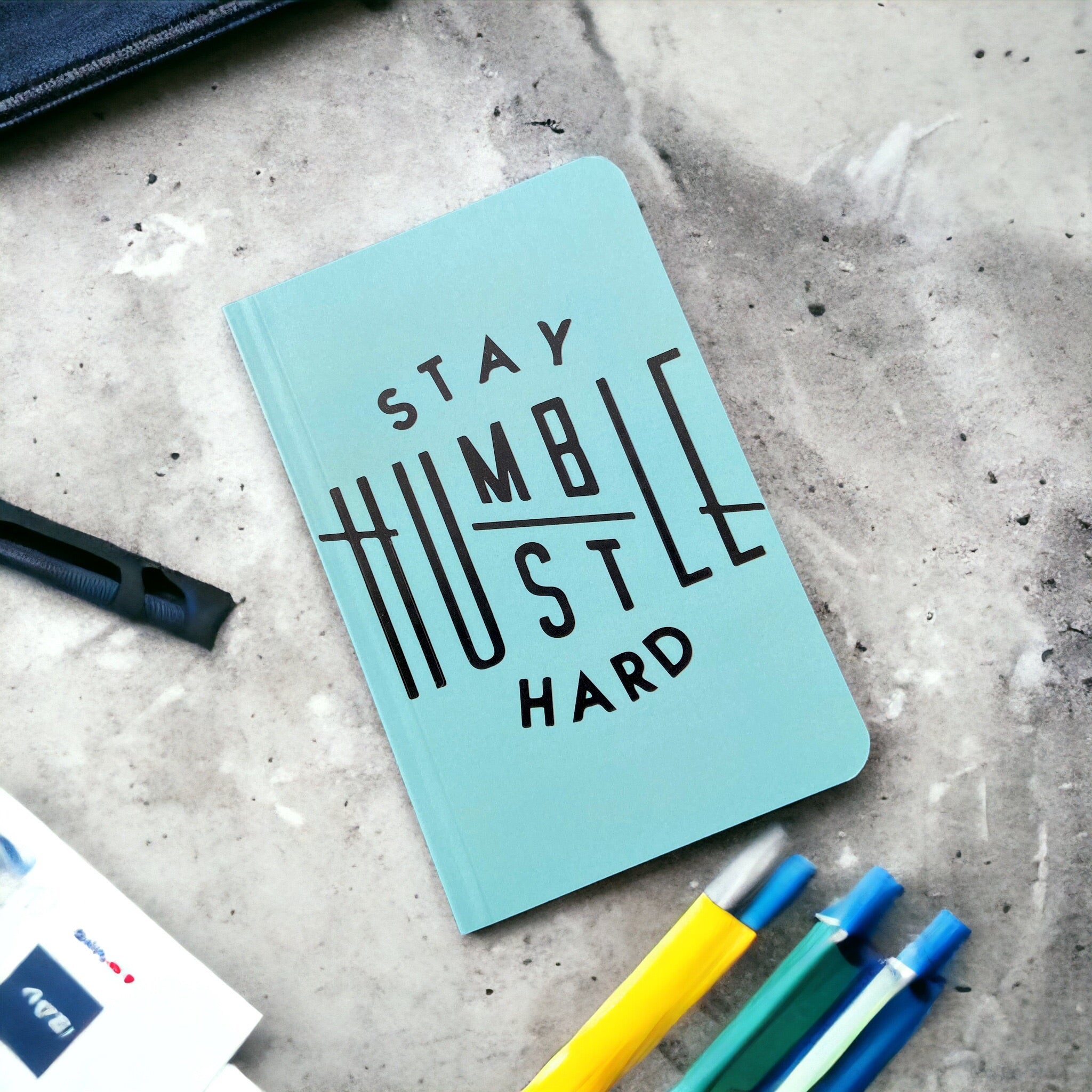Notebook – Stay Humble Hustle Hard | Motivational Work Journal