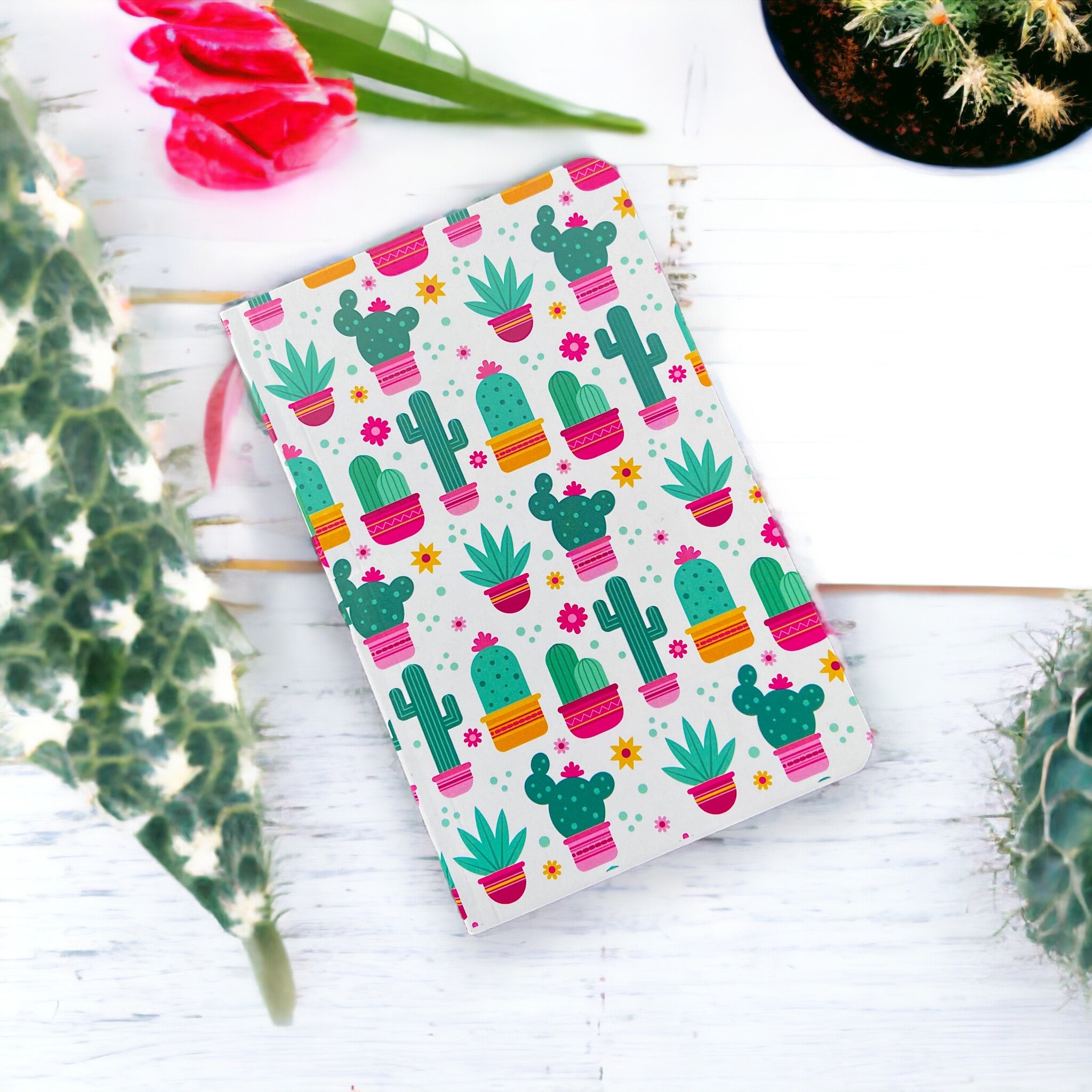 Notebook – Cactus | Minimal Aesthetic Desert-Themed Notebook