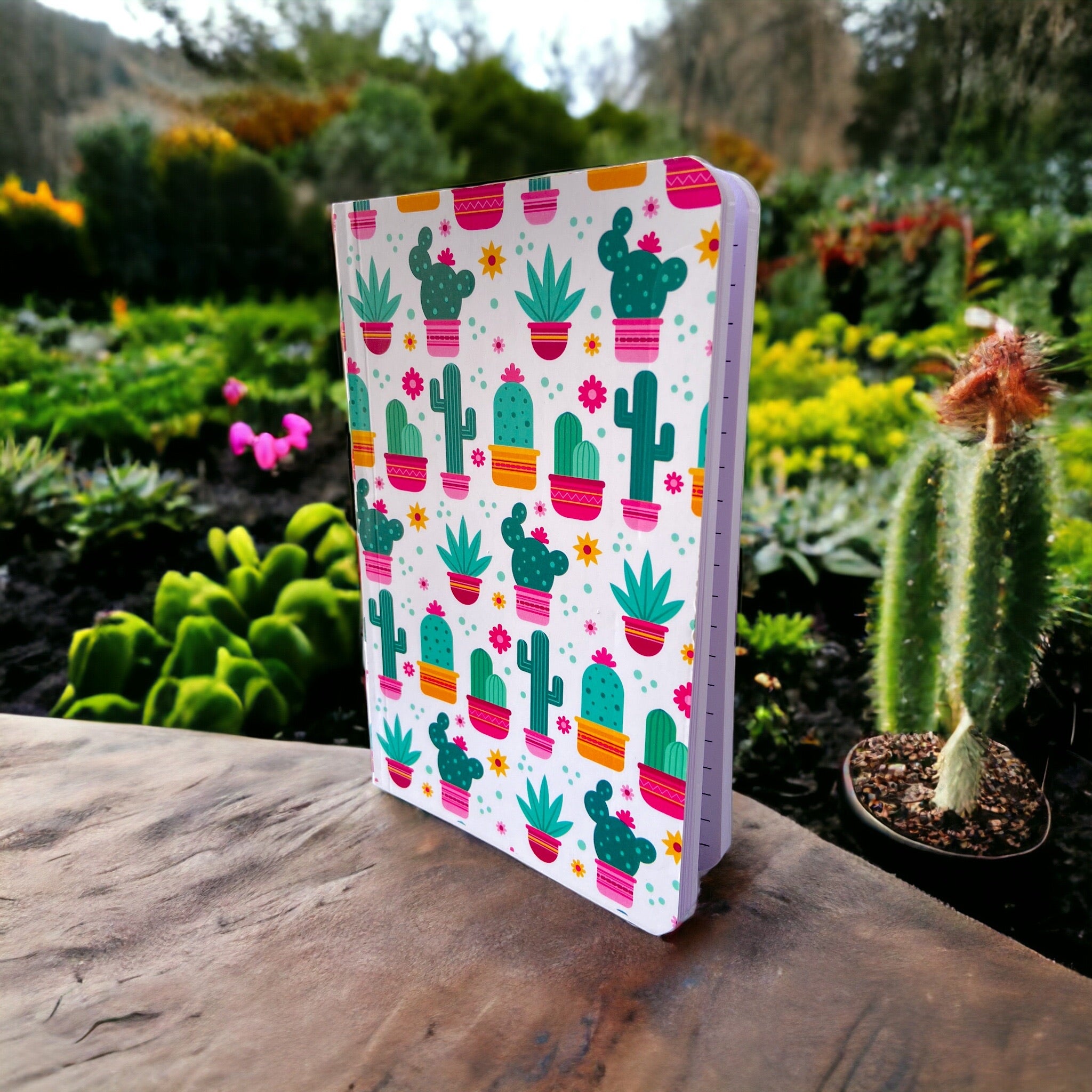 Notebook – Cactus | Minimal Aesthetic Desert-Themed Notebook