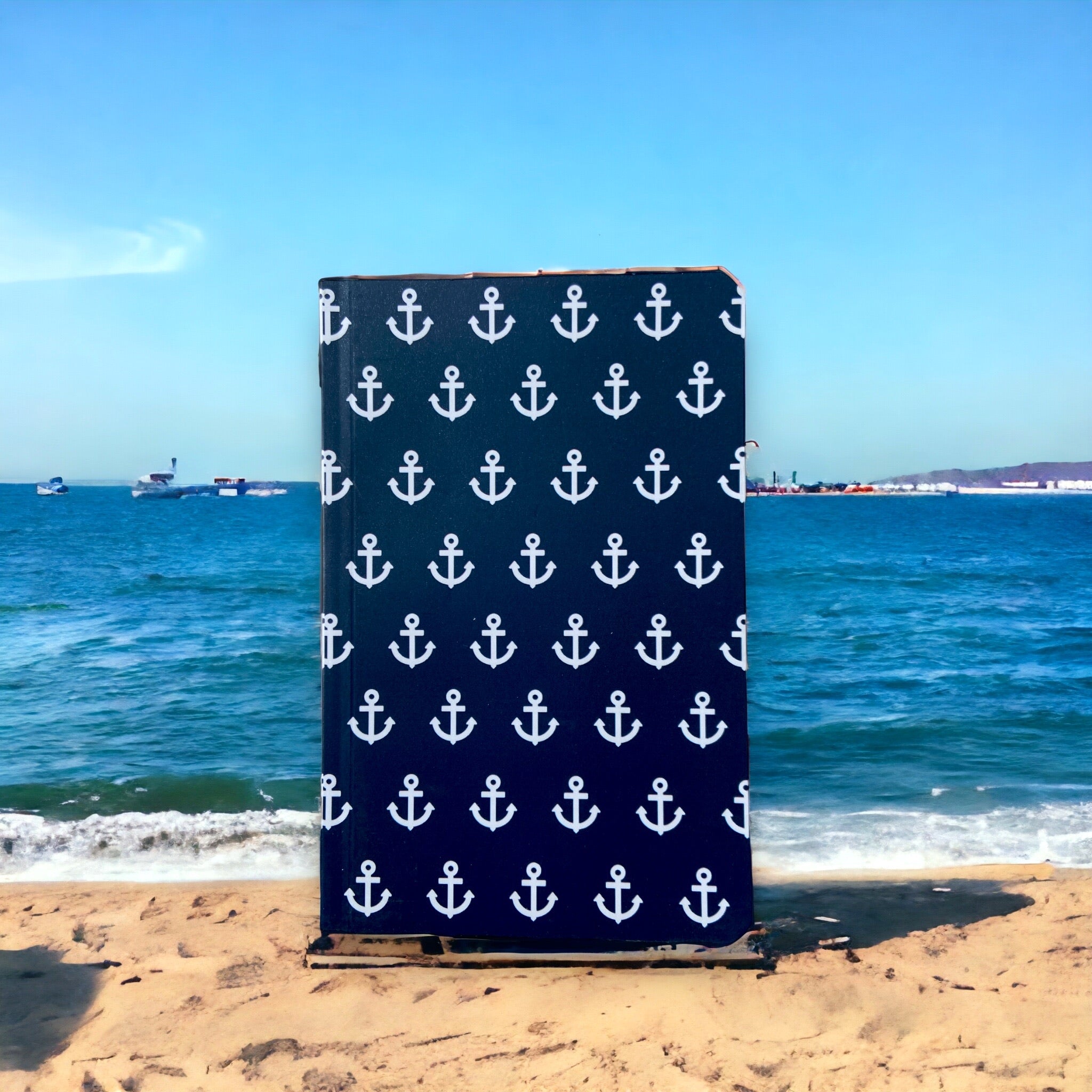 Notebook – Anchors | Nautical Inspired Stationery Journal
