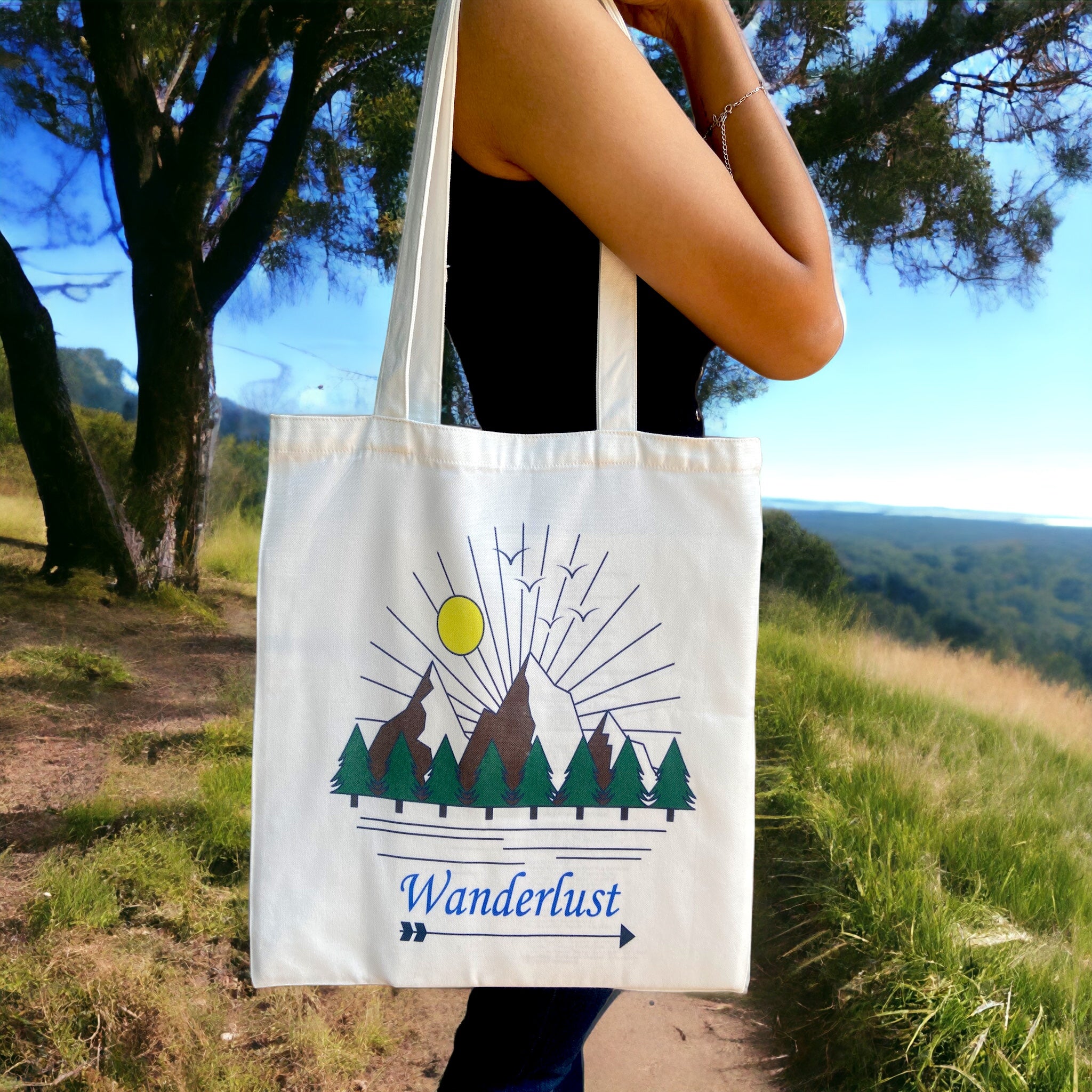 Tote Bag – Wanderlust | Stylish Bag for Travel Lovers