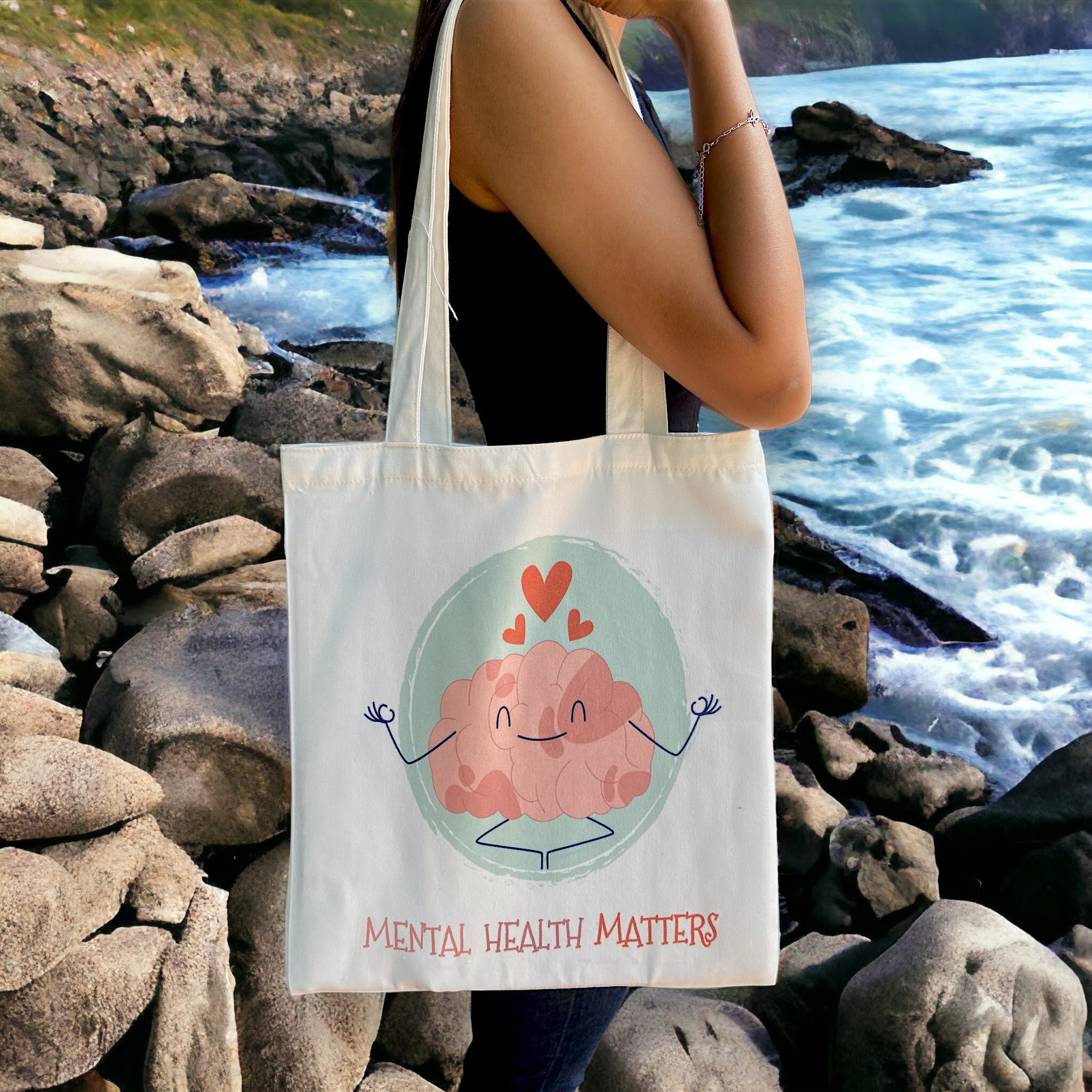 Tote Bag – Mental Health Matters | Empowering Everyday Tote