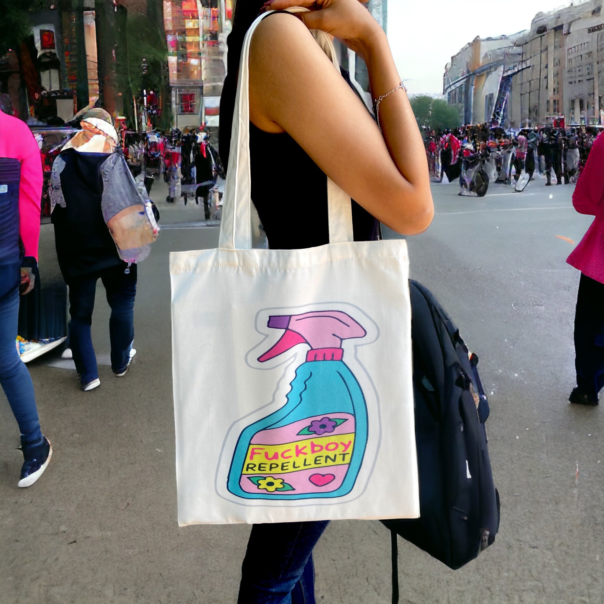 Tote Bag – Fuckboy Repellent | Funny & Bold Statement Bag