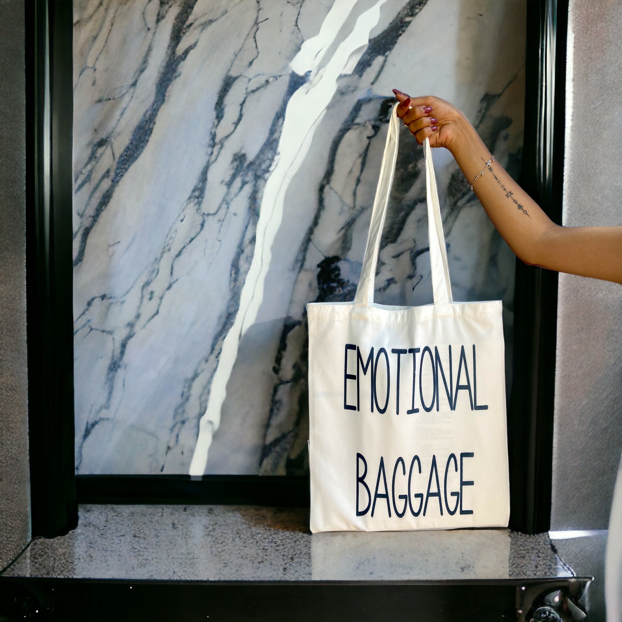 Tote Bag – Emotional Baggage | Fun & Relatable Tote Bag