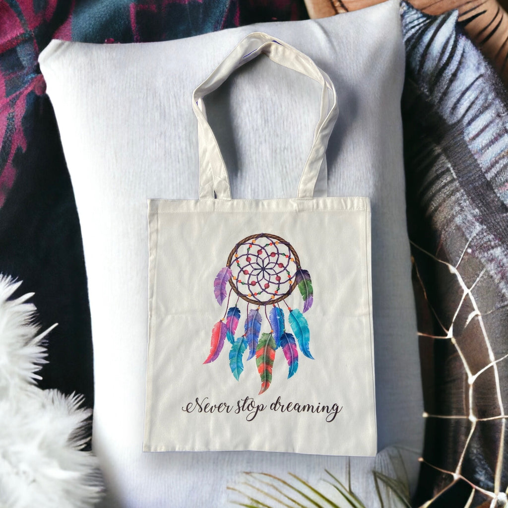 Tote Bag – Never Stop Dreaming | Motivational Inspirational Bag