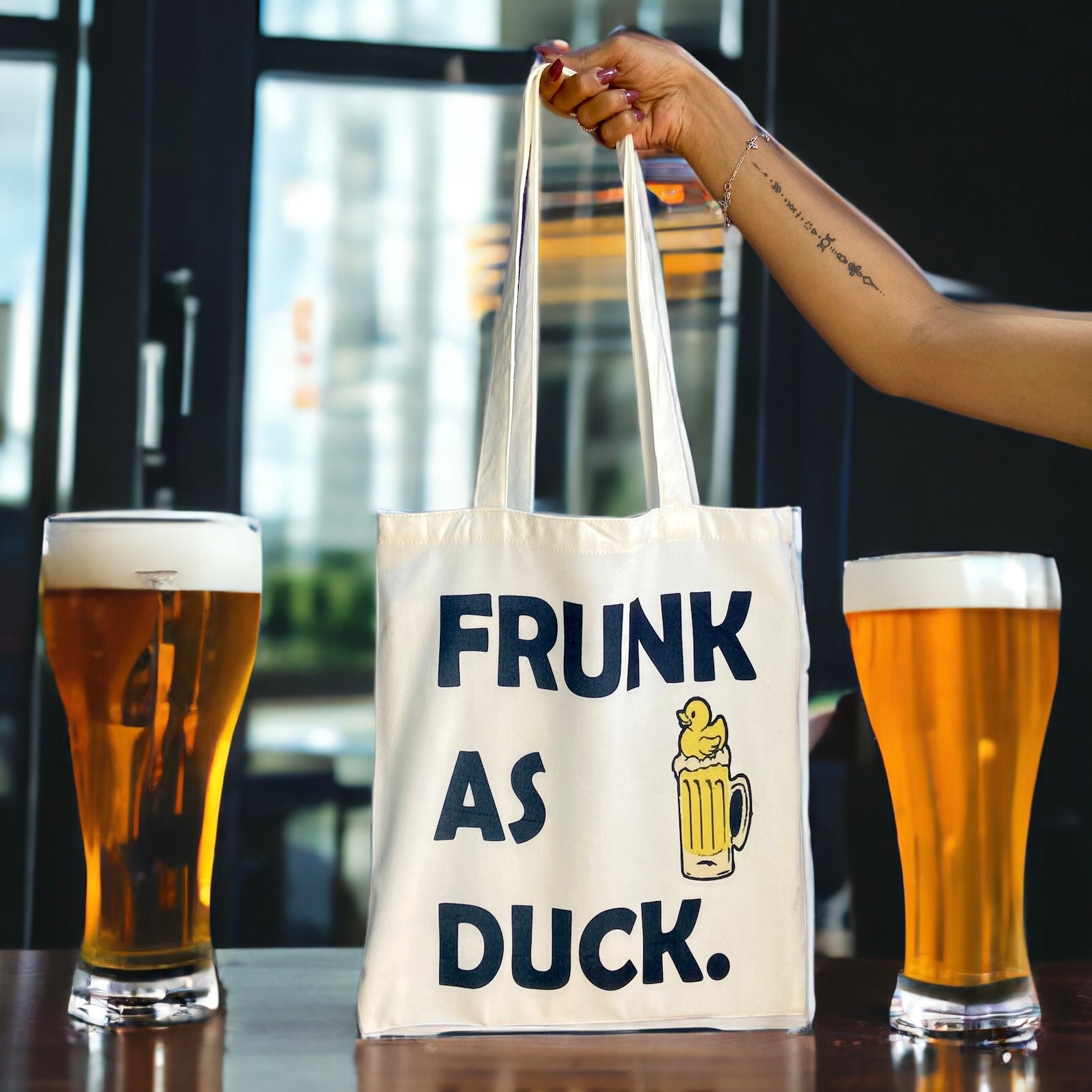 Tote Bag – Frunk As Duck | Humorous & Quirky Statement Tote