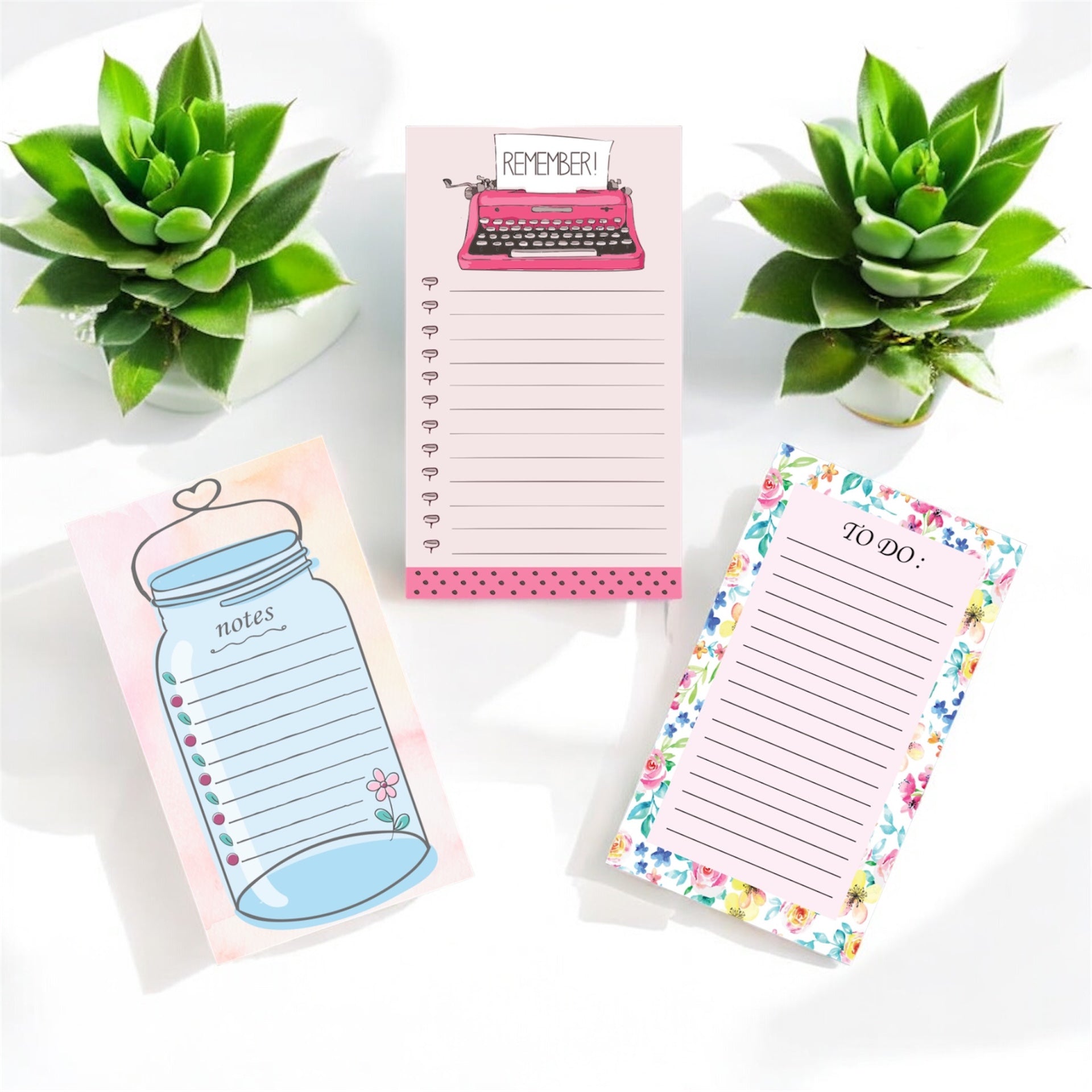 To-Do List Combo – Pen Petals and Paper | Aesthetic Desk Organizer Set